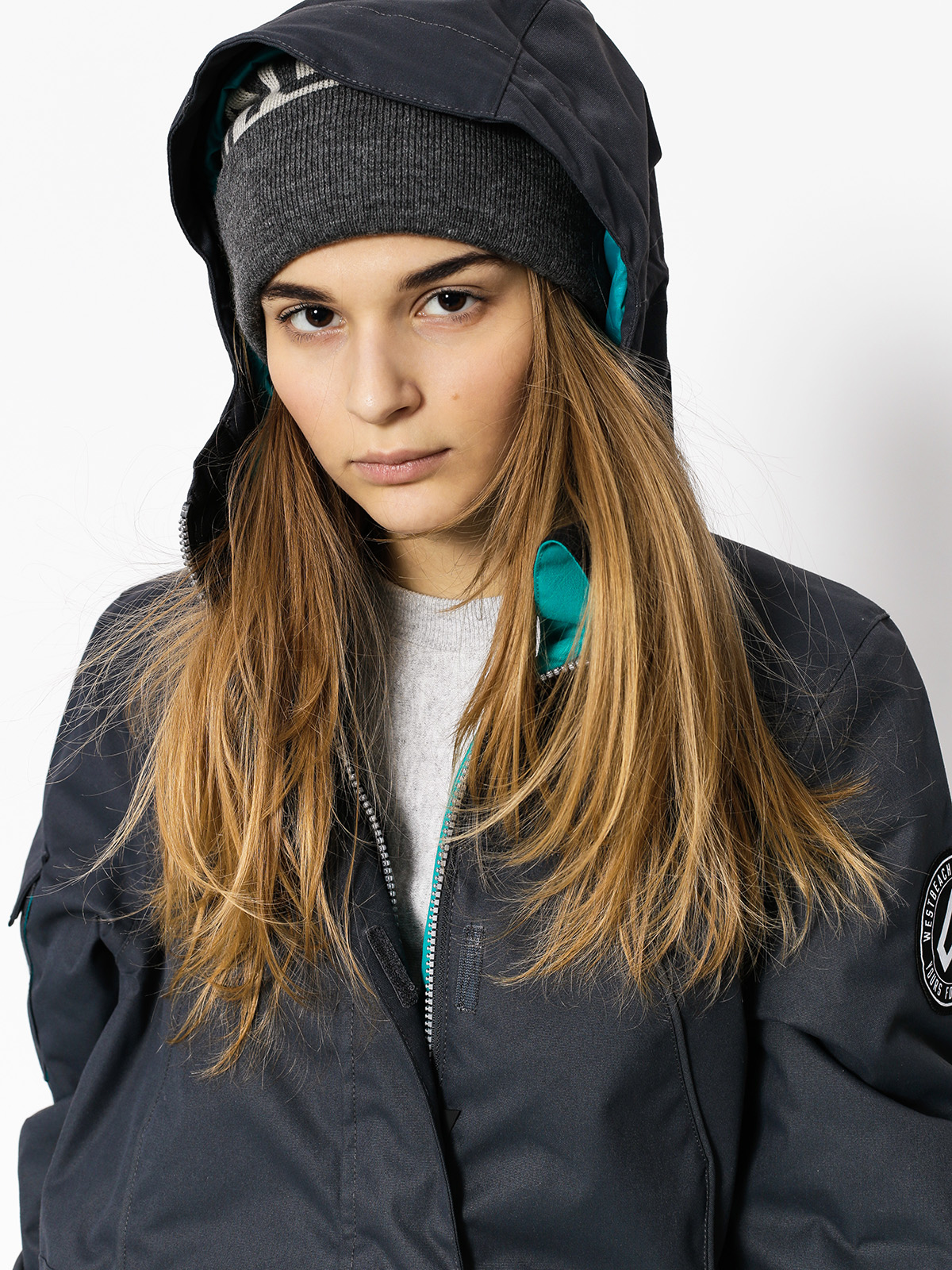Dámská Snowboardová bunda Westbeach Melody Overhead Jacket (steel/dark teal)