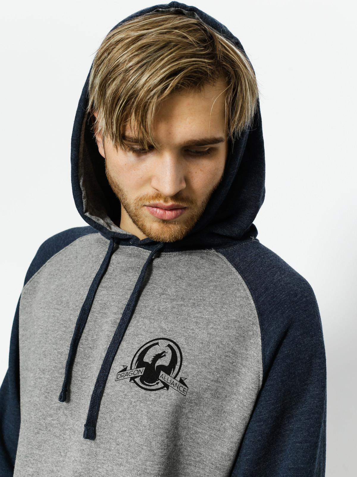 Mikina s kapucí Dragon Alliance HD (gunmetal/classic navy heather)