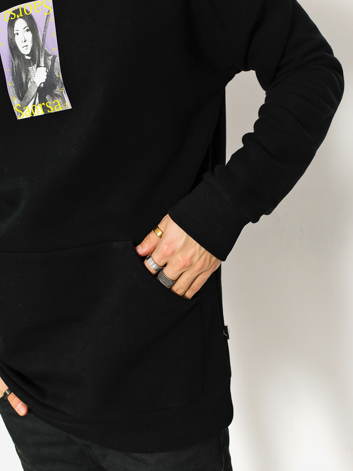 Mikina s kapucí We Peace It Mikina s kapucí Meiko HD (black)