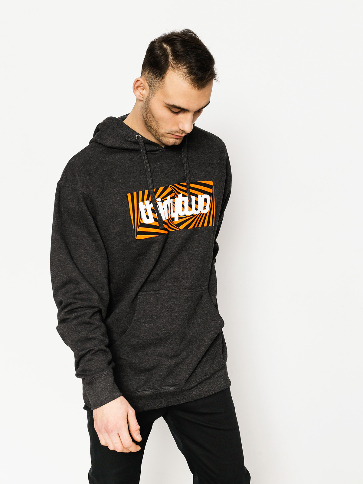 Mikina s kapucí ThirtyTwo Double Box Op Out (charcoal/heather)