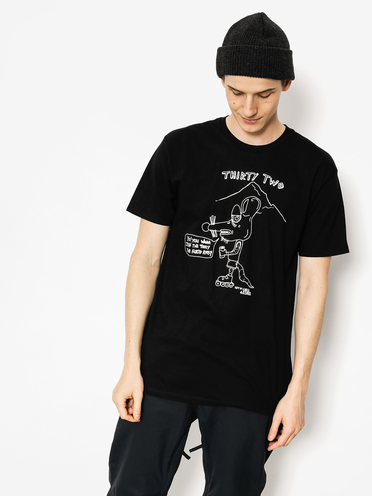 Tričko ThirtyTwo Hood Rats Yo! (black)