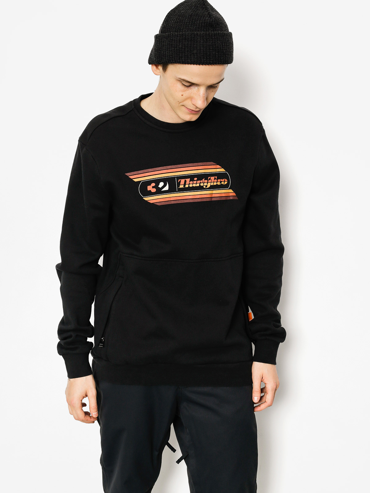 Mikina ThirtyTwo Vault Crew HD (black)