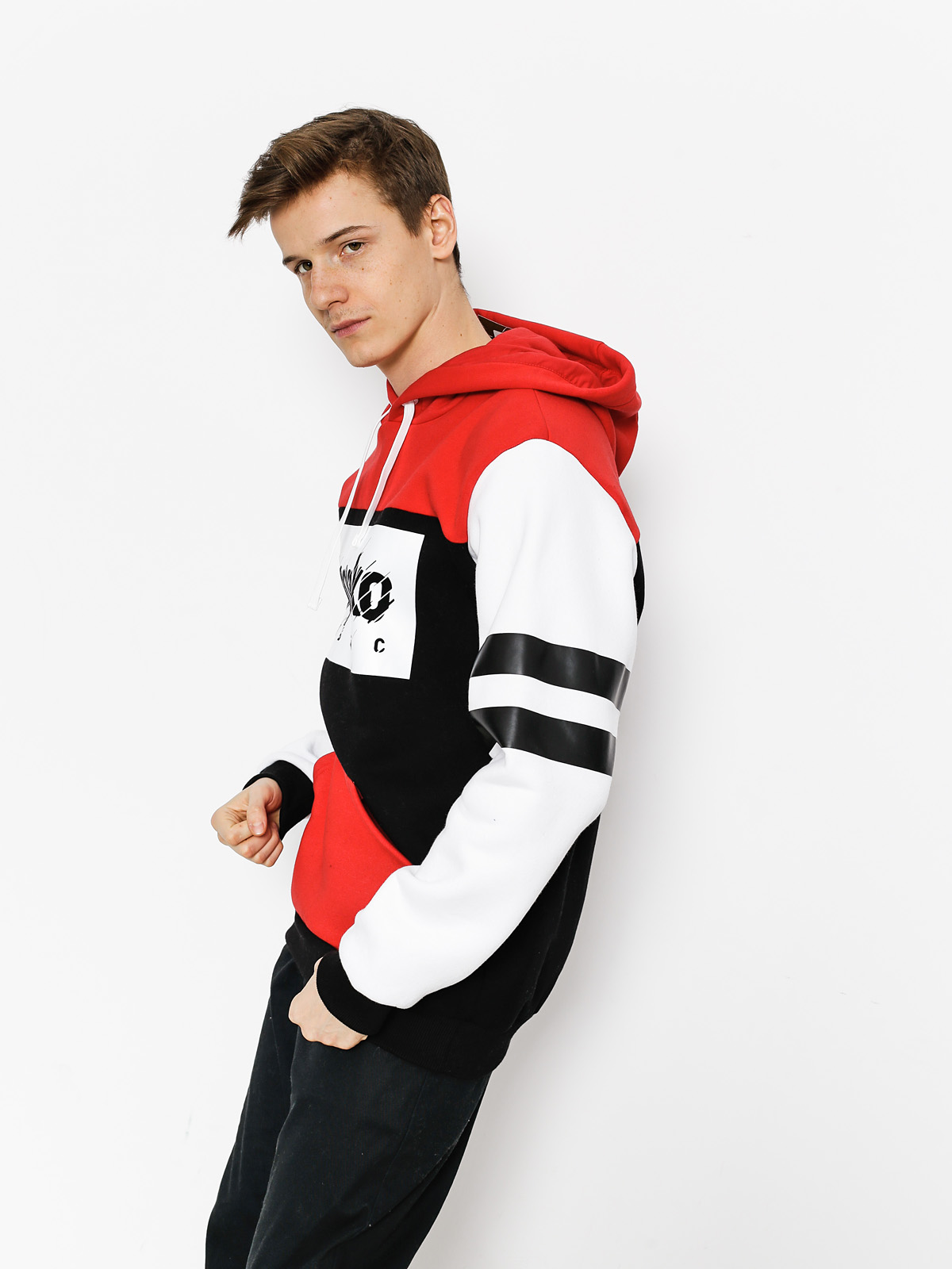 Mikina s kapucí El Polako 3 Colors Ep HD (black)