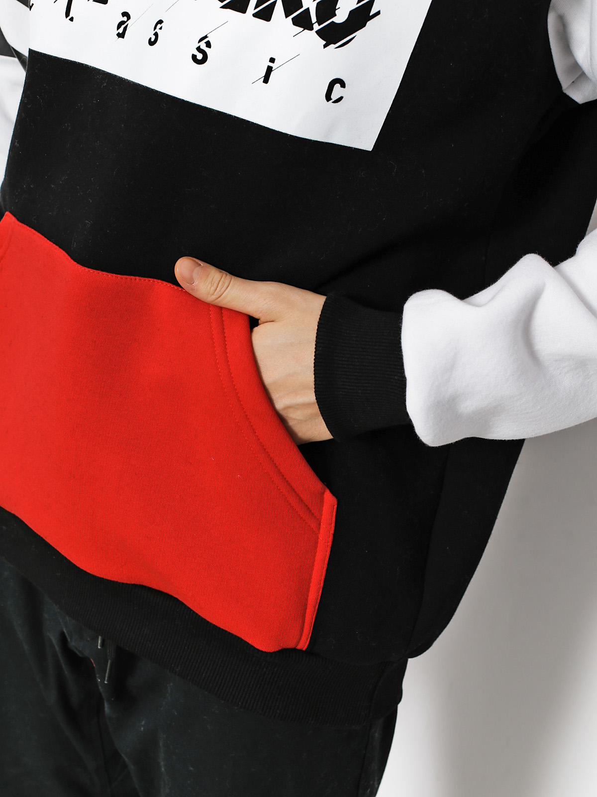 Mikina s kapucí El Polako 3 Colors Ep HD (black)