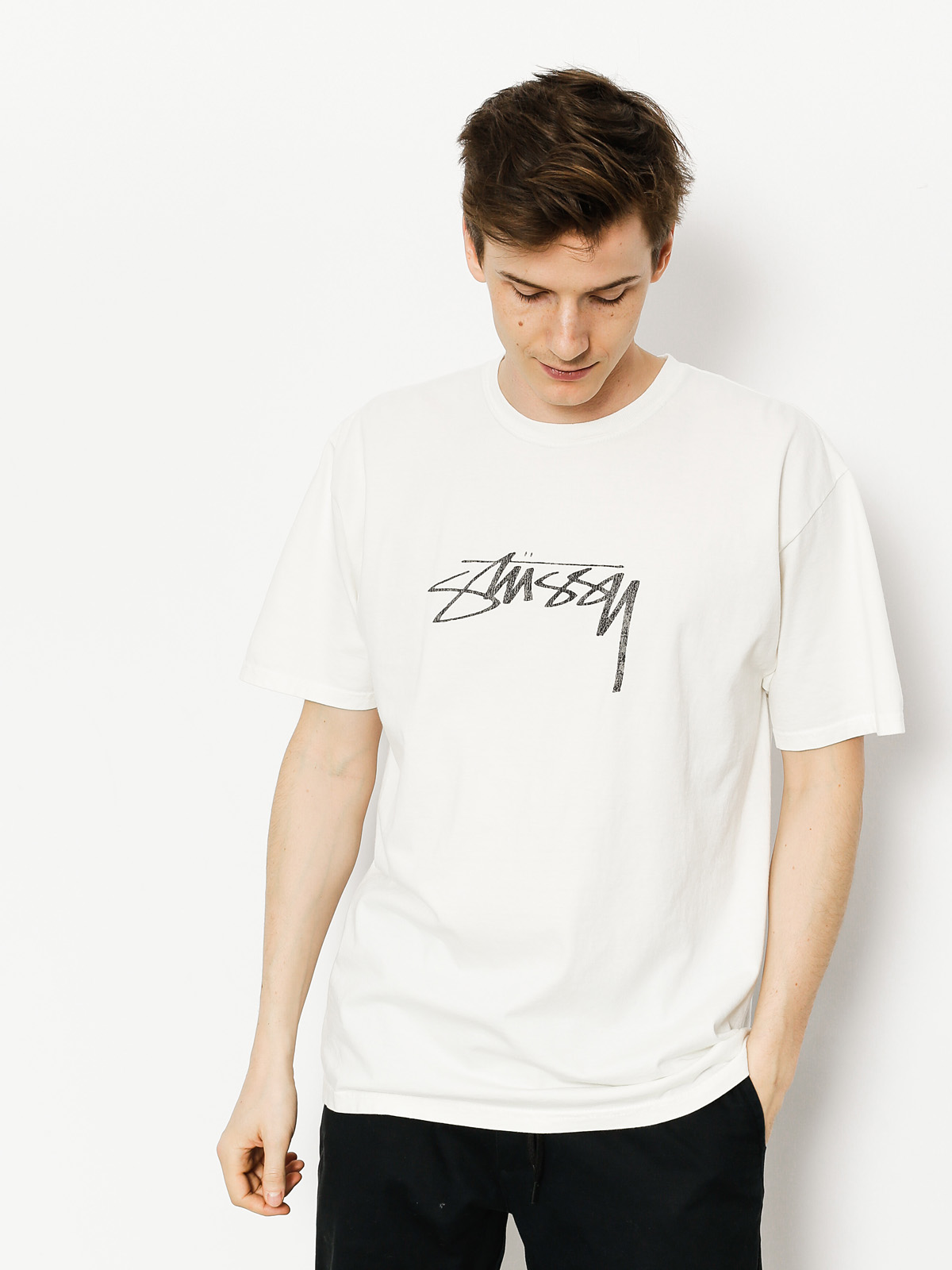 Tričko Stussy Vintage Stock Pig Dyed (natural)