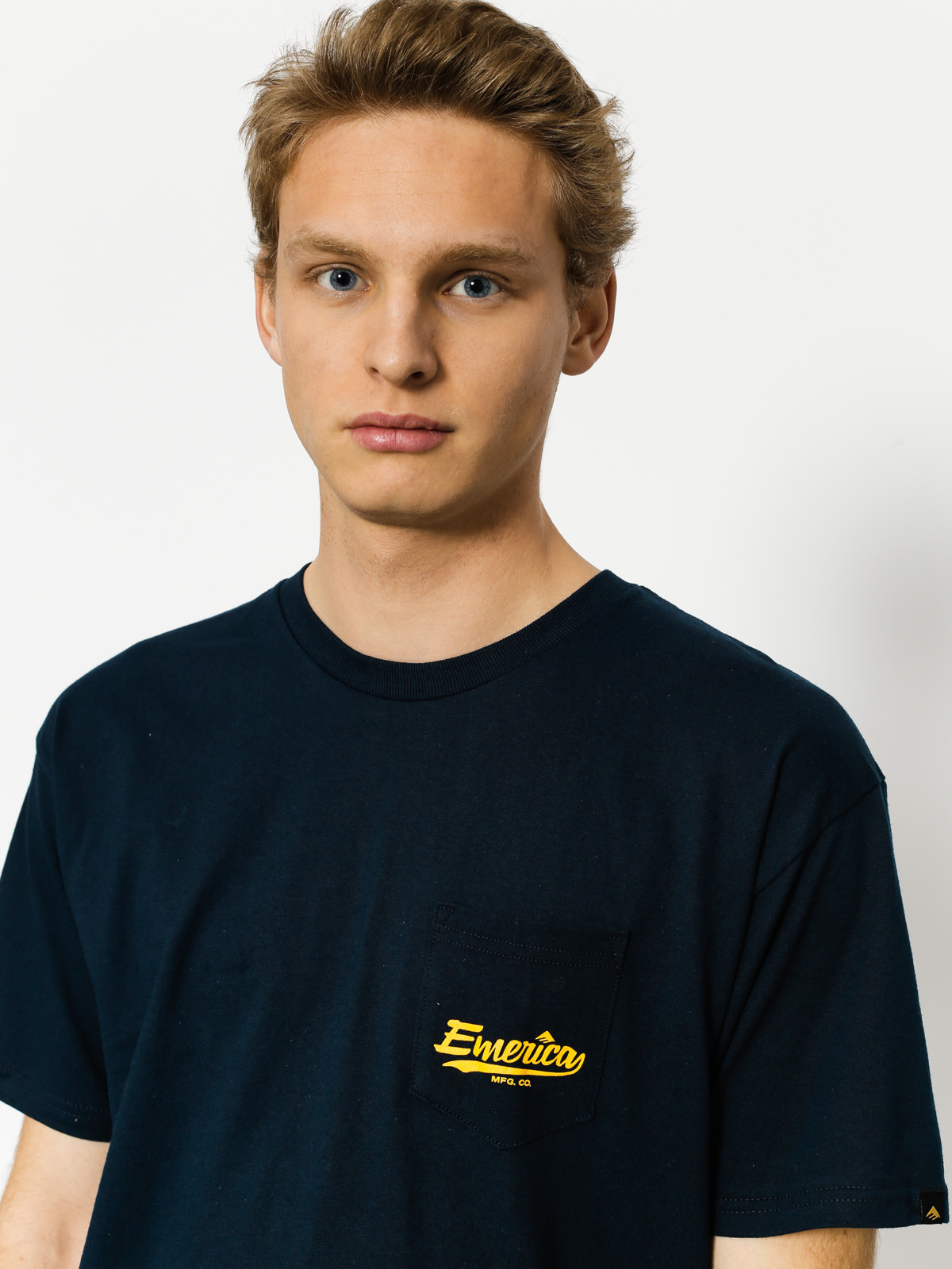 Tričko Emerica Destroy Pocket (navy)