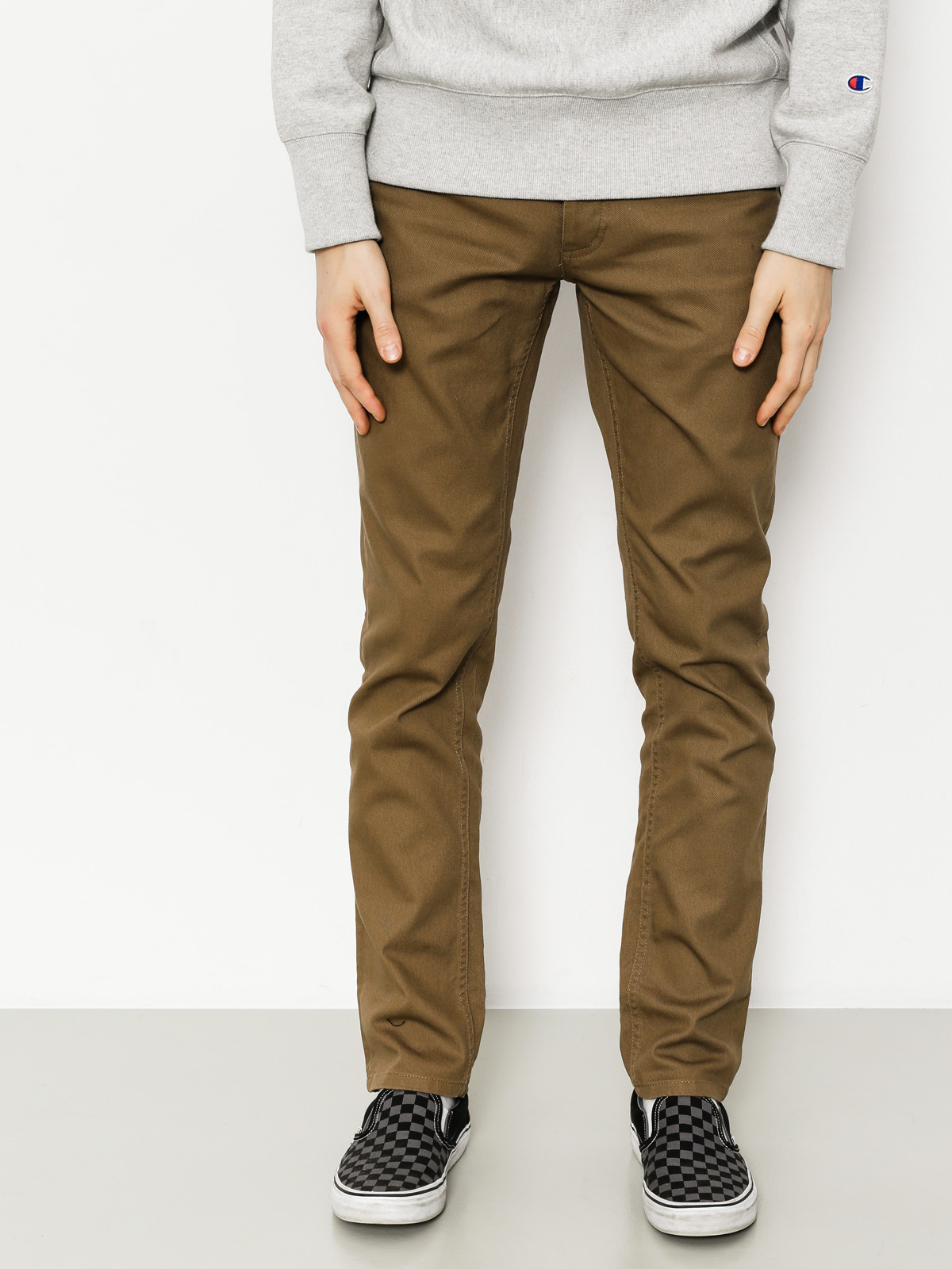 Kalhoty Brixton Reserve 5 Pkt (dark khaki)