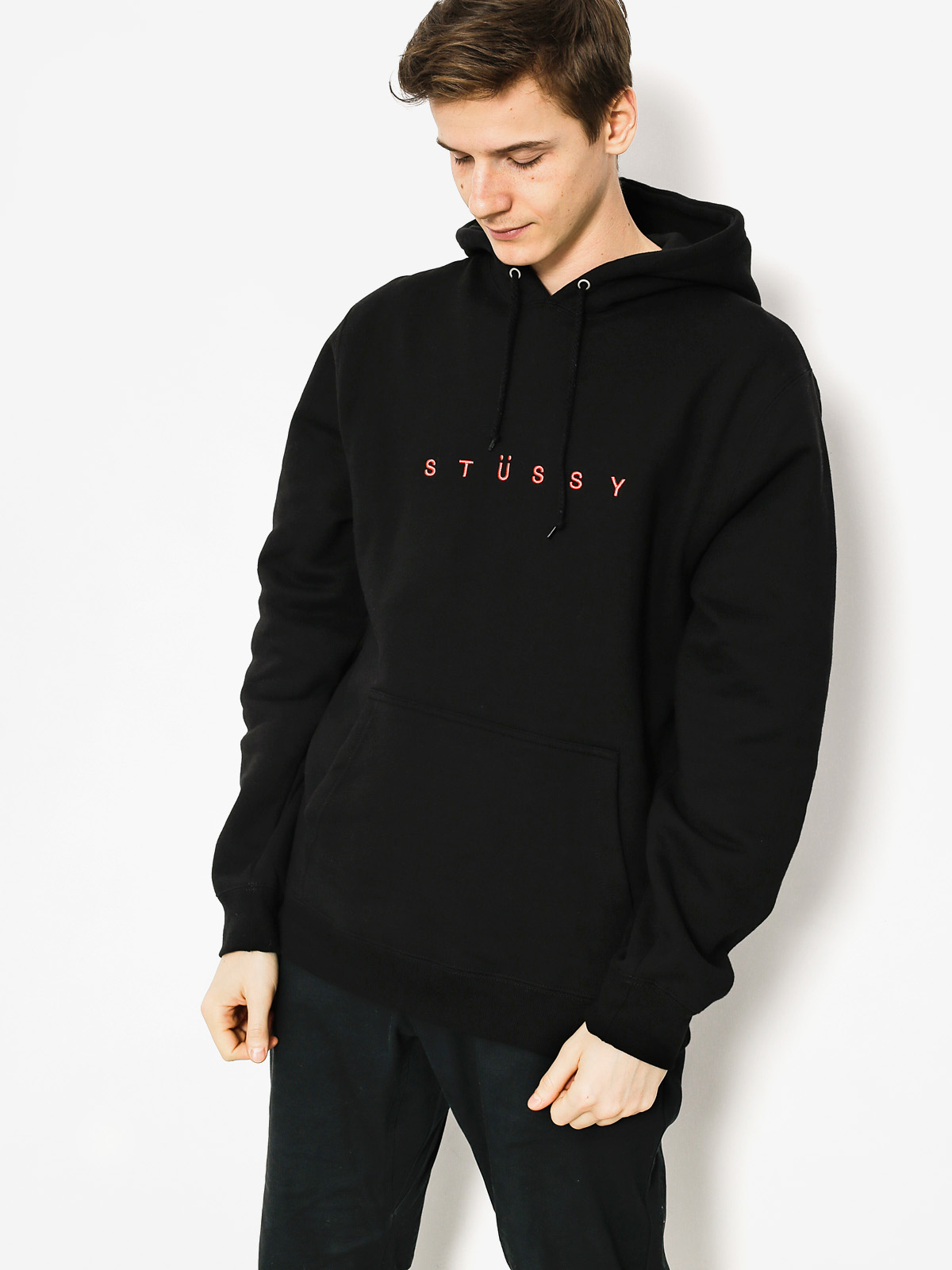 Stussy helvetica discount spread app hoodie