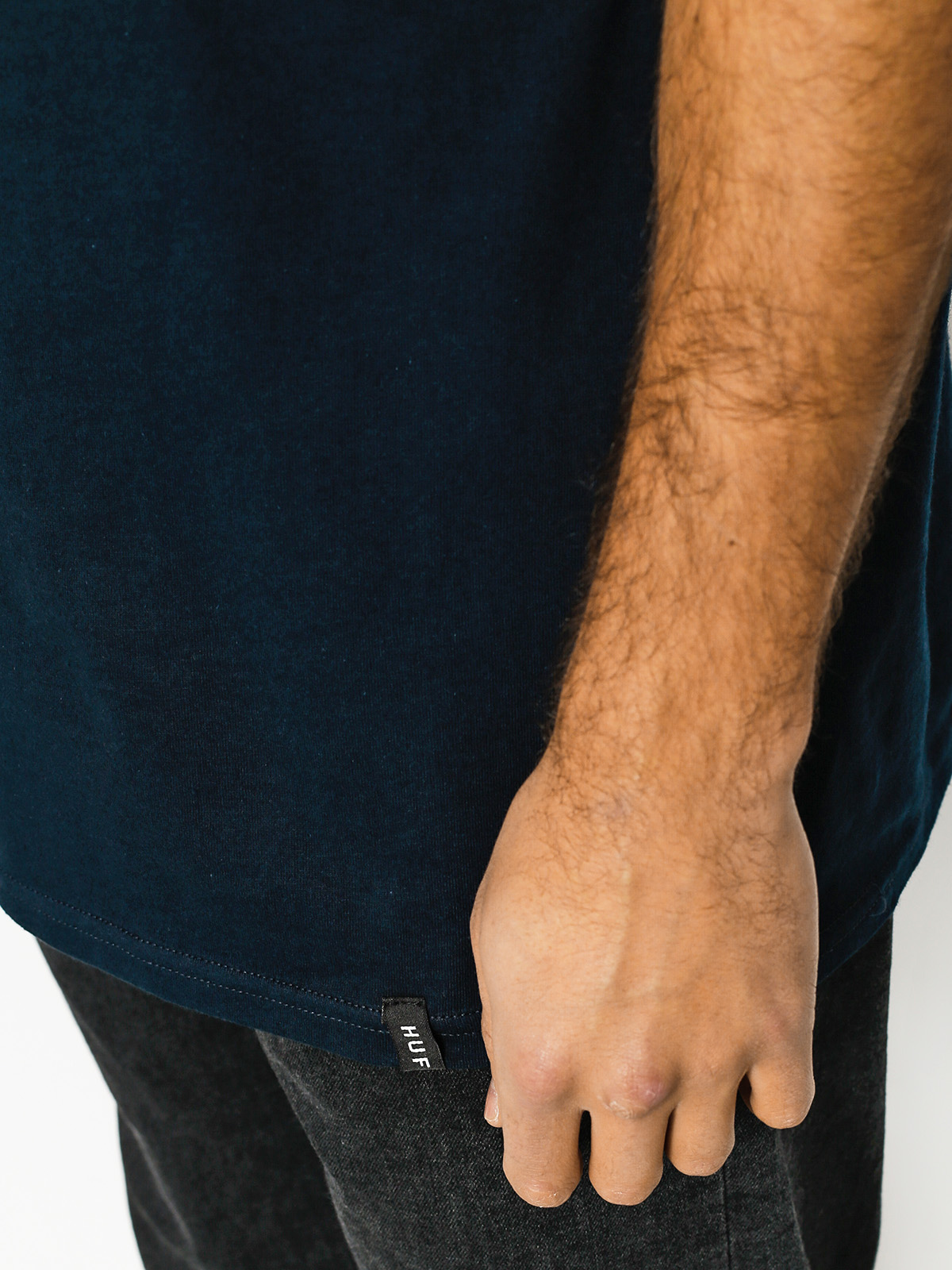 Tričko HUF Optical Wave Logo (navy)