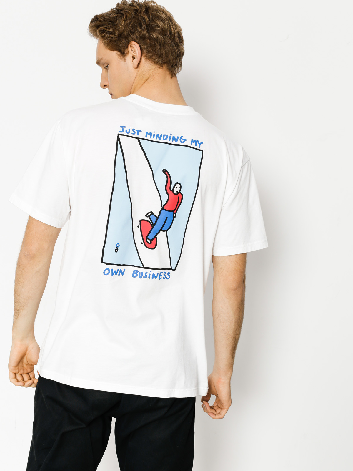 Tričko Polar Skate Just Minding My Own Business (white)