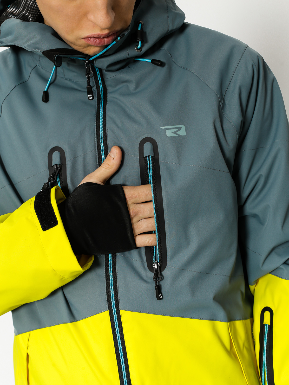 Pánská Snowboardová bunda Rehall Rage (storm grey)