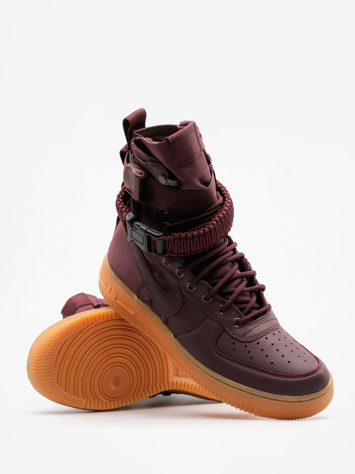 nike air force 1 burgundy suede