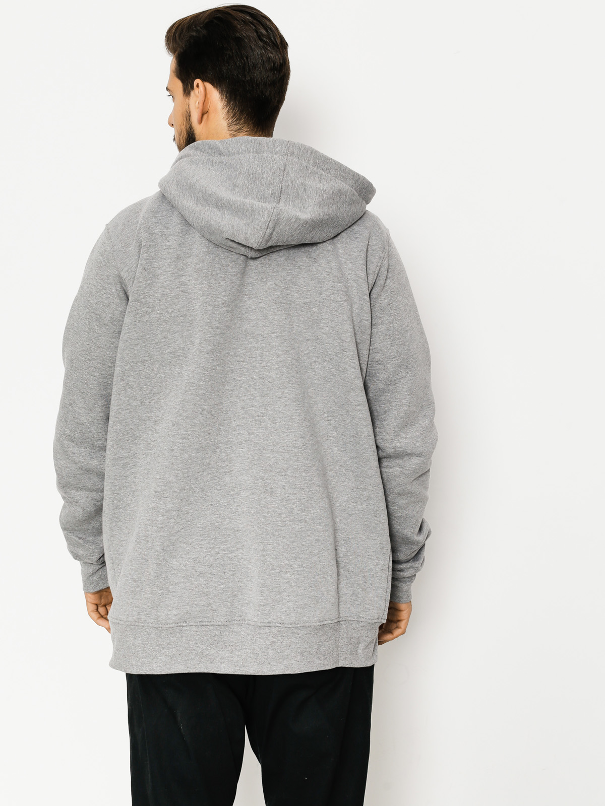 Mikina s kapucí Stoprocent Bms Base ZHD (melange)