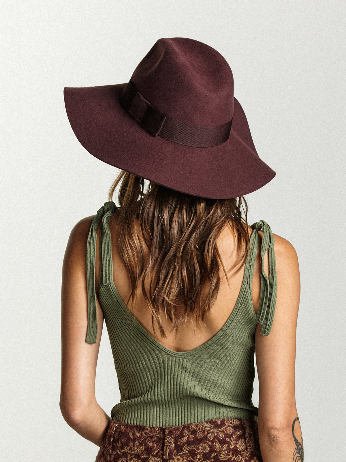 Klobouk Brixton Piper Hat Wmn (maroon)