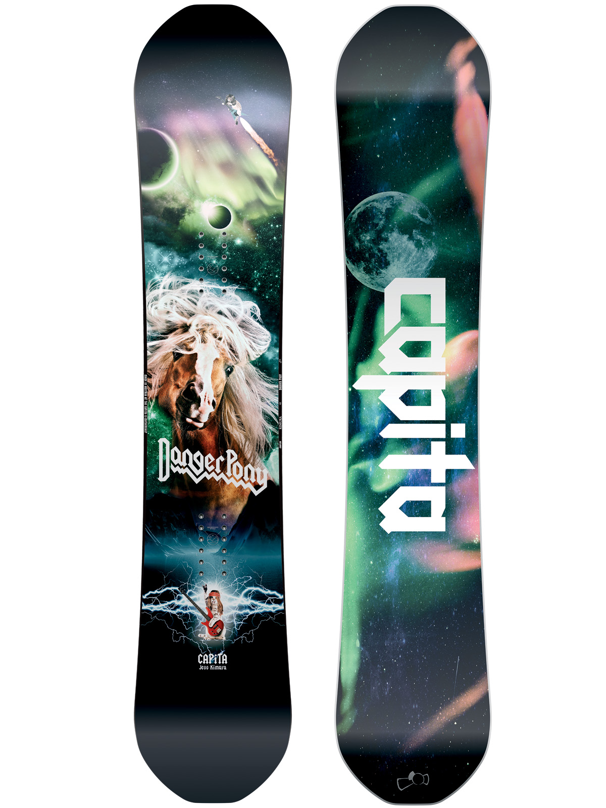 Dámská Snowboard Capita Jess Kimura Pro 142 (black/multi/white)