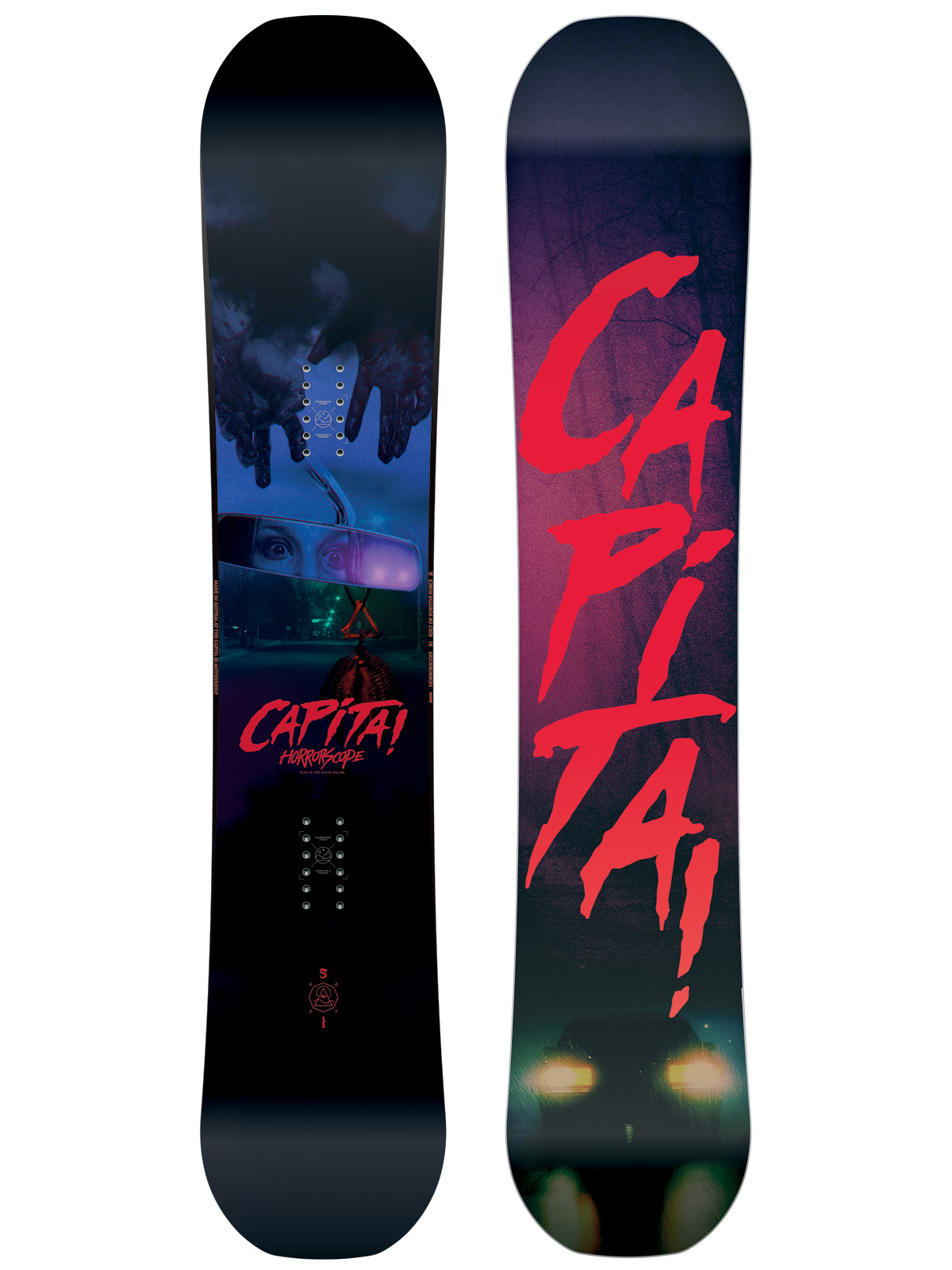 Pánská Snowboard Capita Horrorscope 151 (red/black)