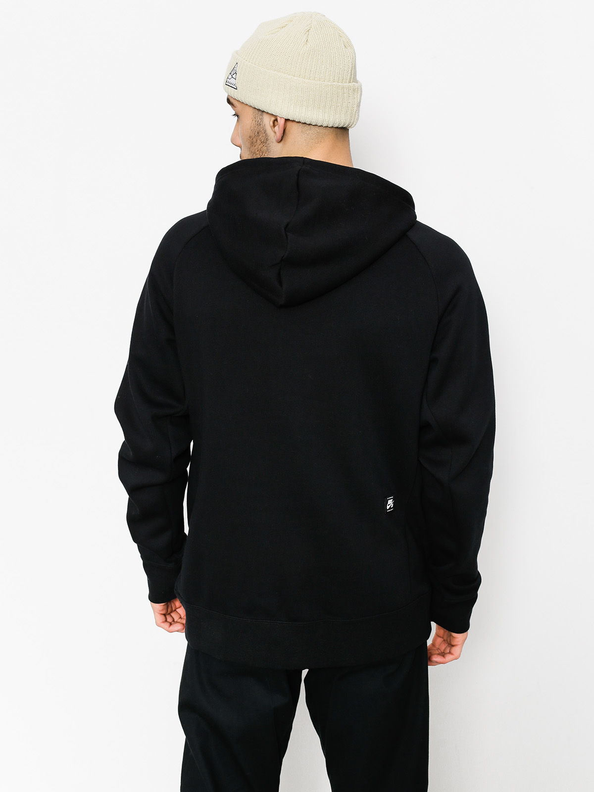 Mikina s kapucí Nike SB Hoodie Icon Hz HD (black/dark grey)