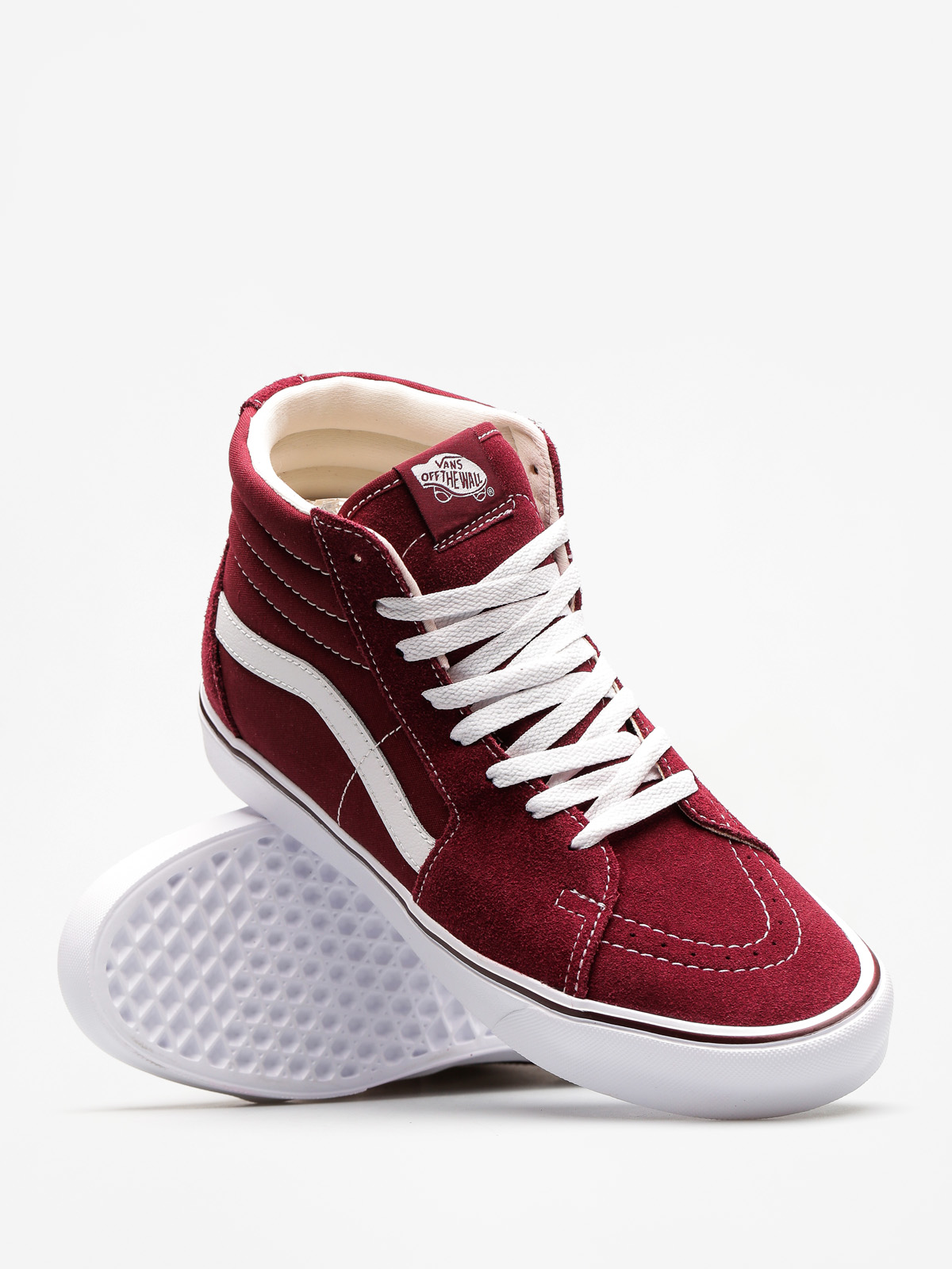 Boty Vans Sk8 Hi Lite (suede/canvas/port/royale/true/white)