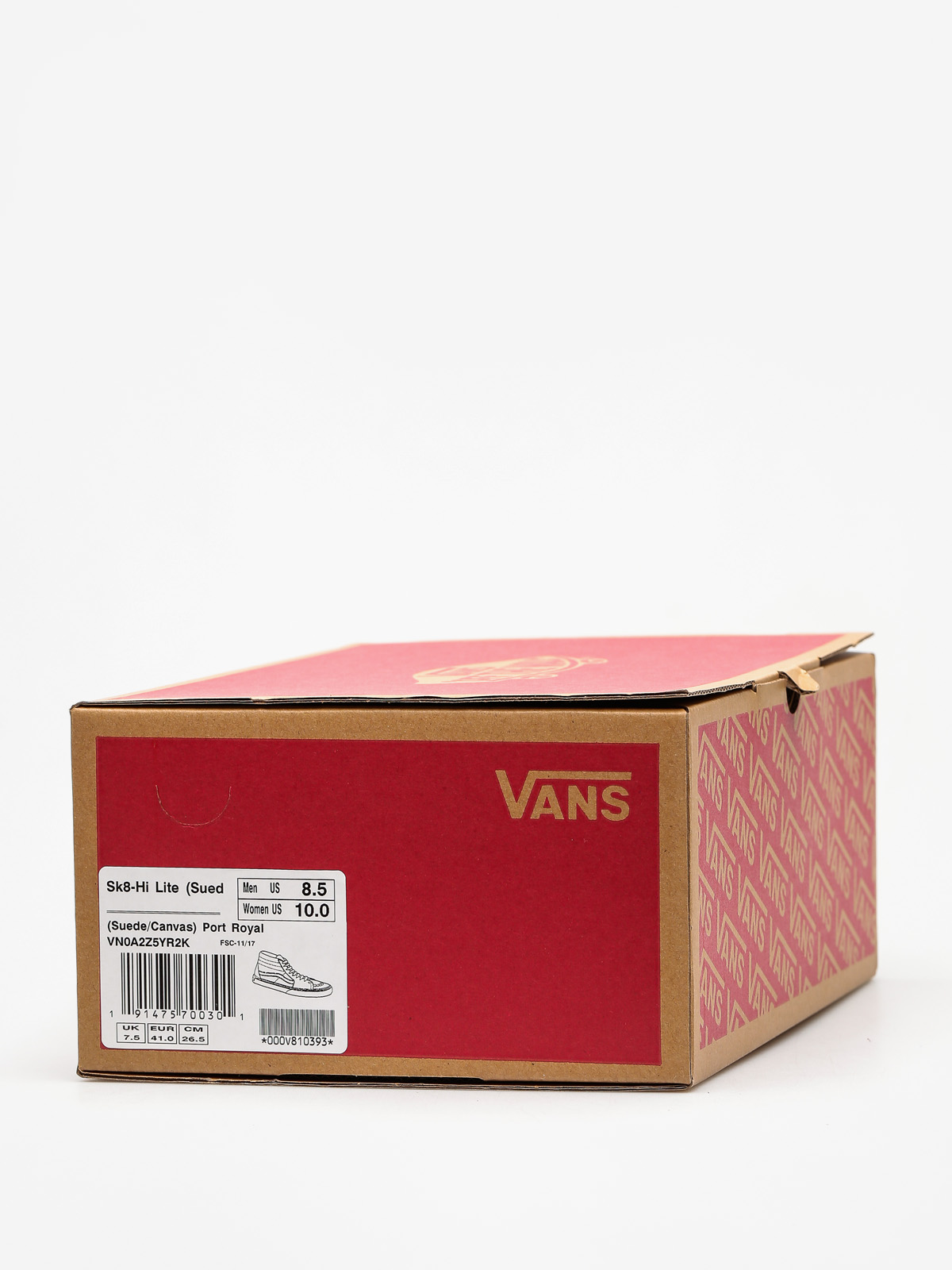 Boty Vans Sk8 Hi Lite (suede/canvas/port/royale/true/white)