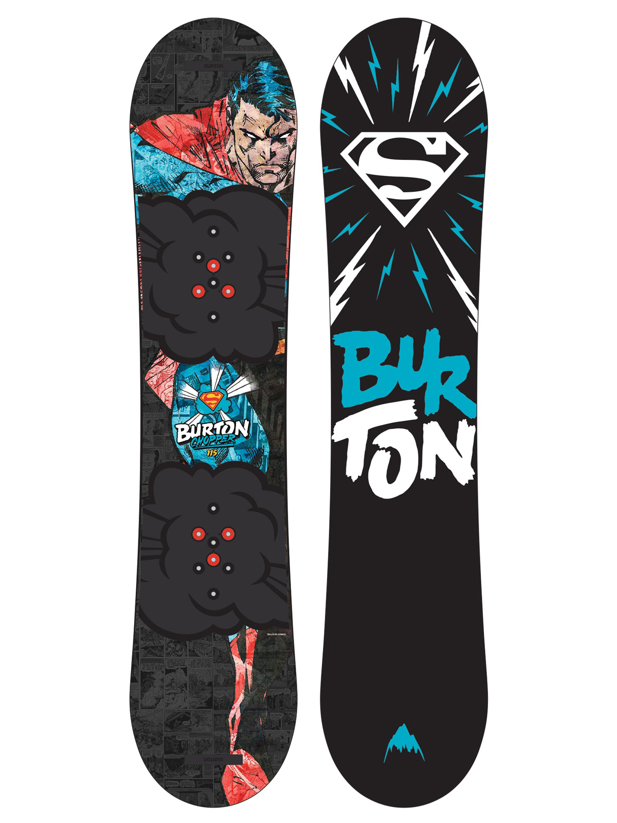 Snowboard Burton Chopper Dc Comics (multi/superman)