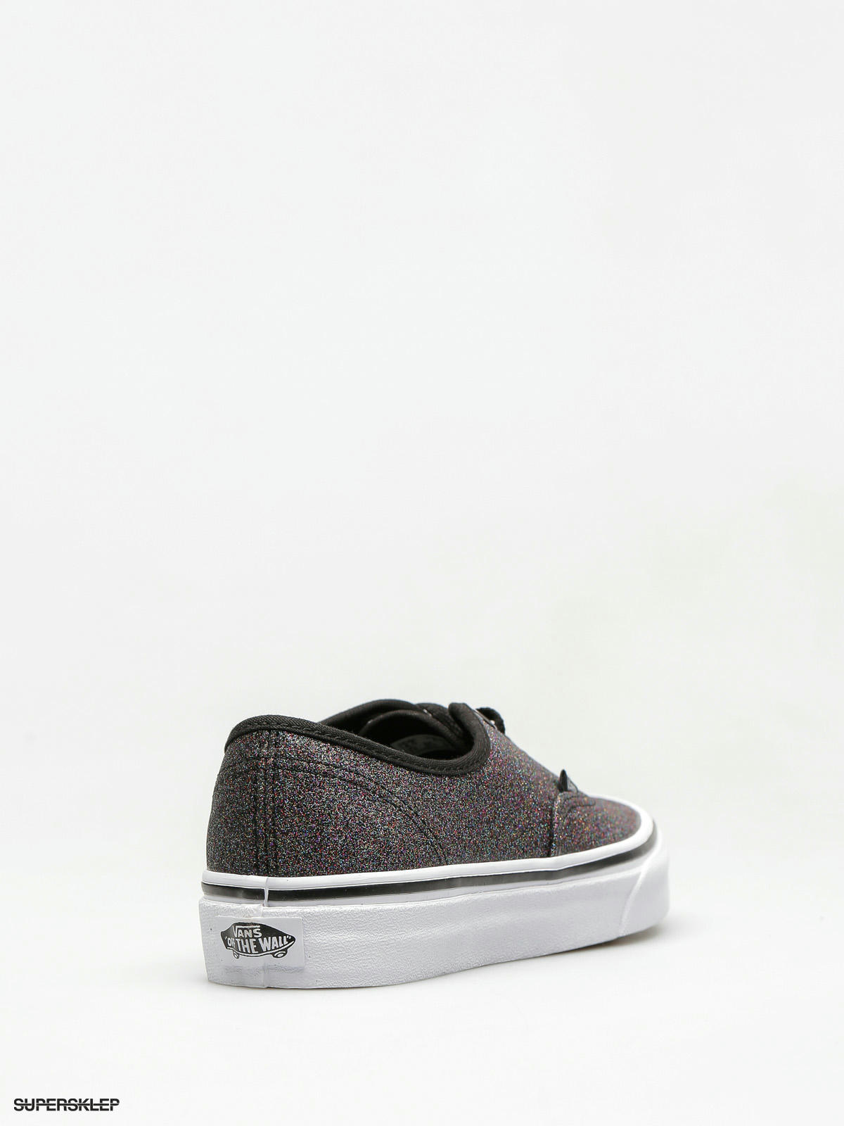 Vans authentic clearance glitter rainbow black