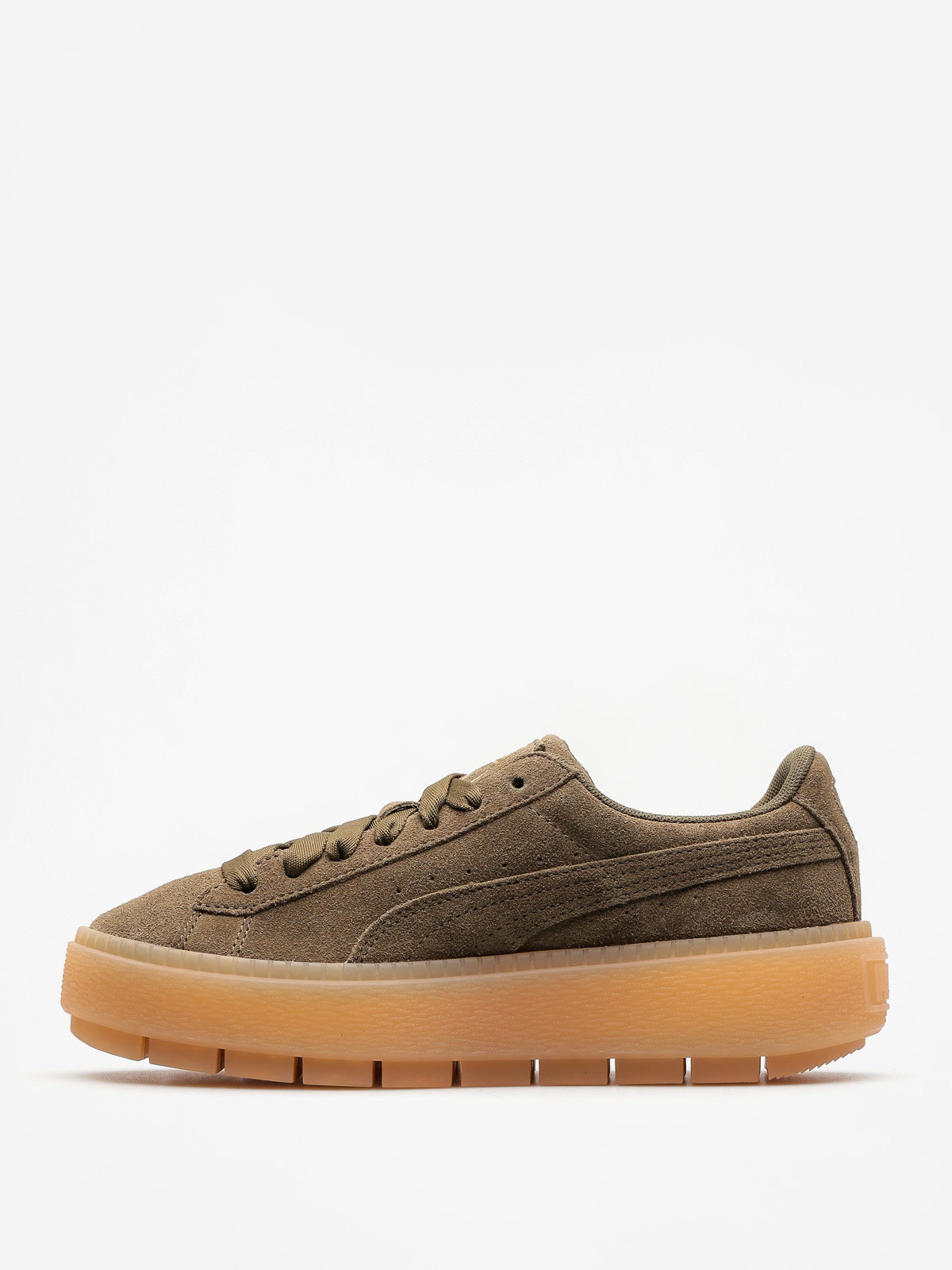 puma platform trace olive night