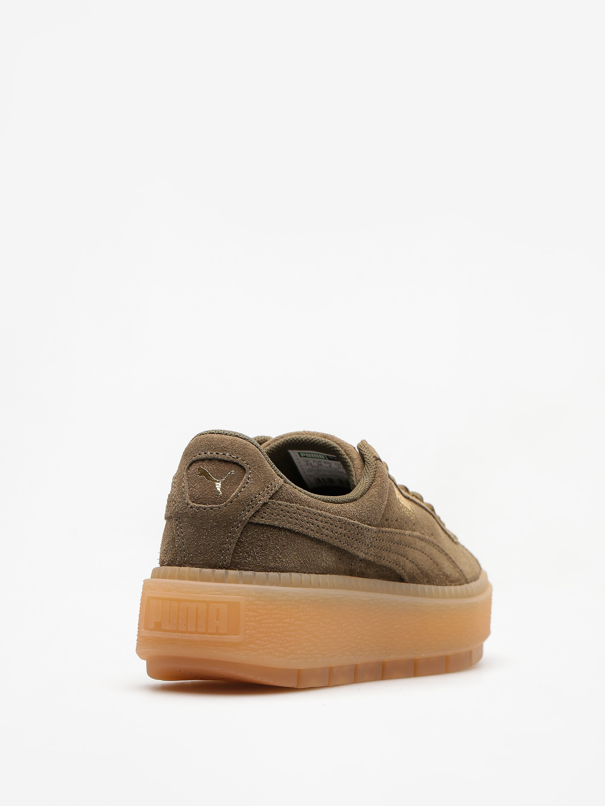puma platform trace olive night