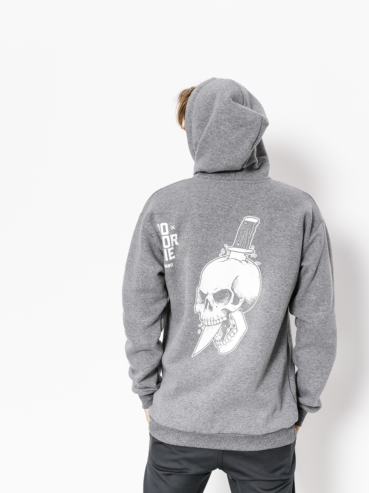 Mikina s kapucí Diamante Wear Do Or Die ZHD (grey)