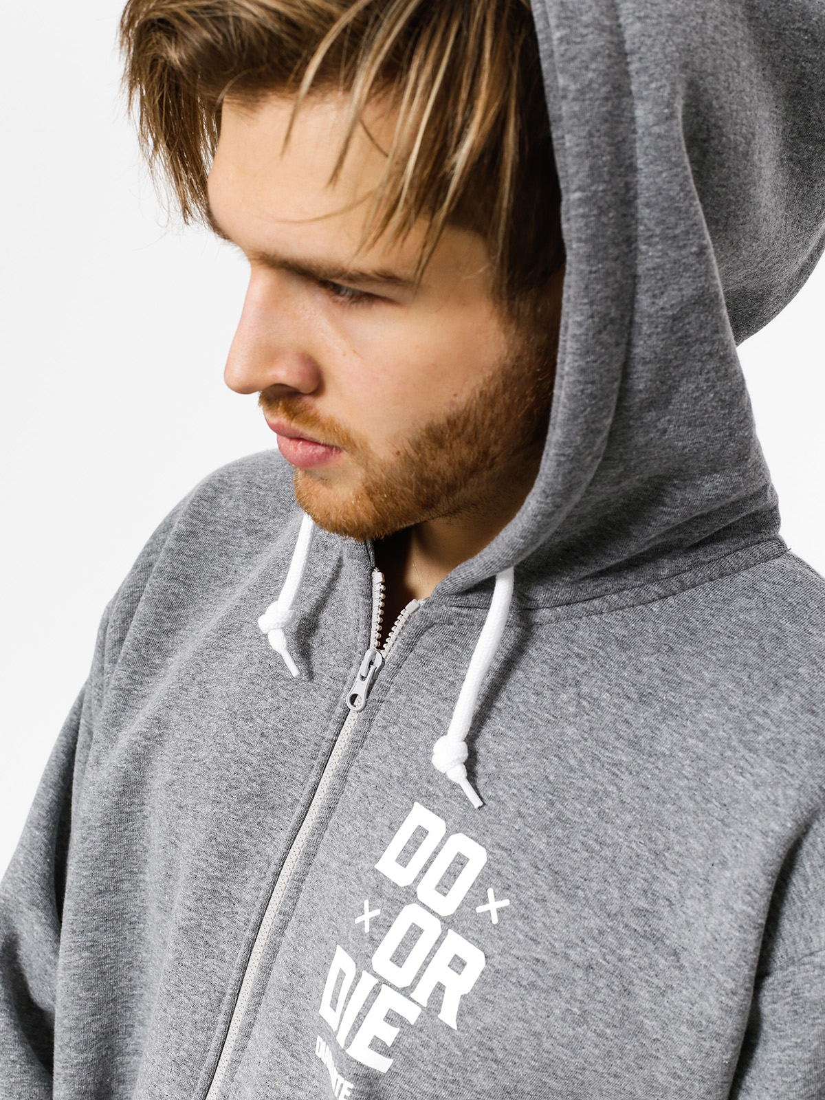 Mikina s kapucí Diamante Wear Do Or Die ZHD (grey)
