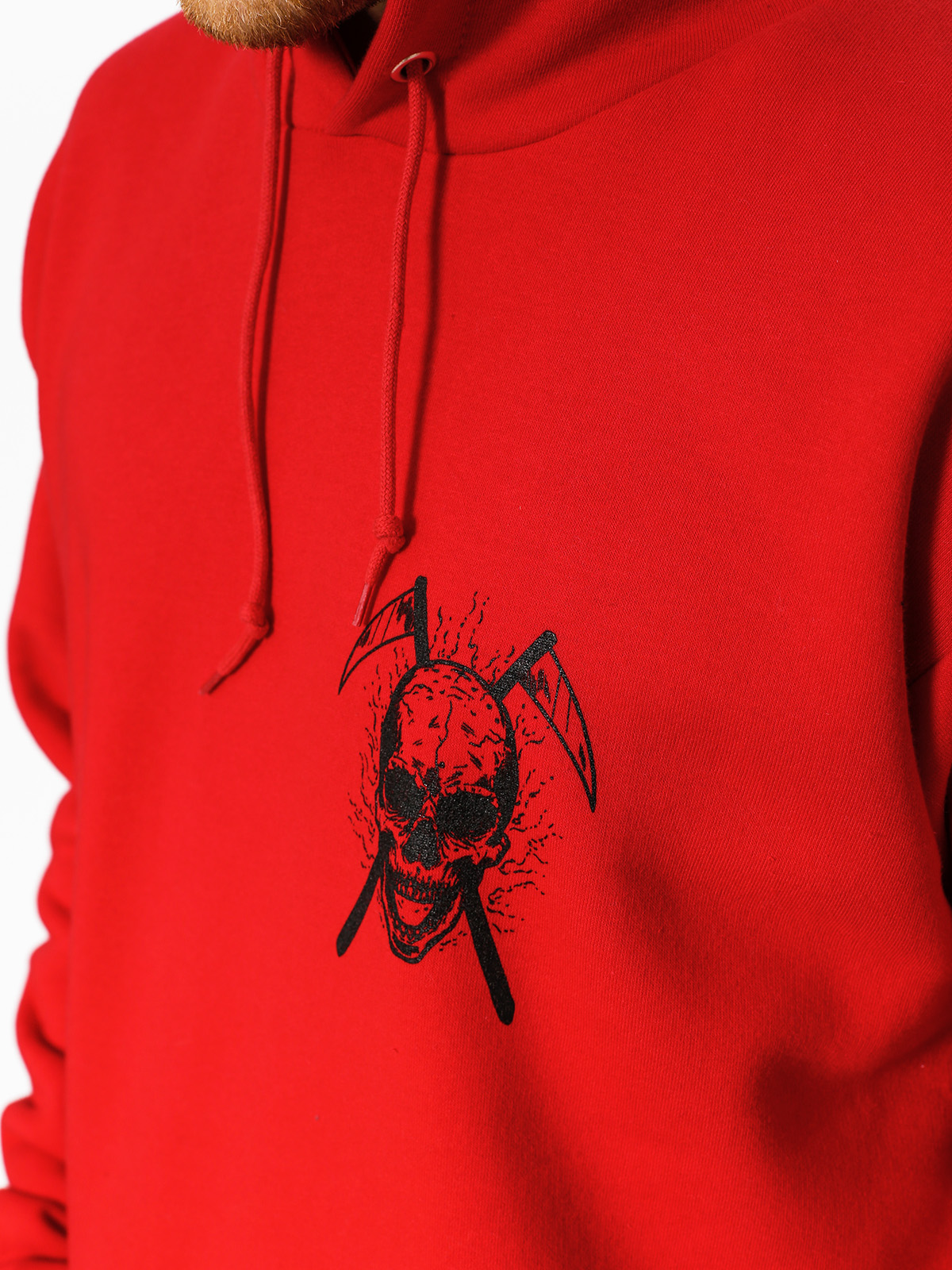 Mikina s kapucí Diamante Wear Don’t Die HD (red)