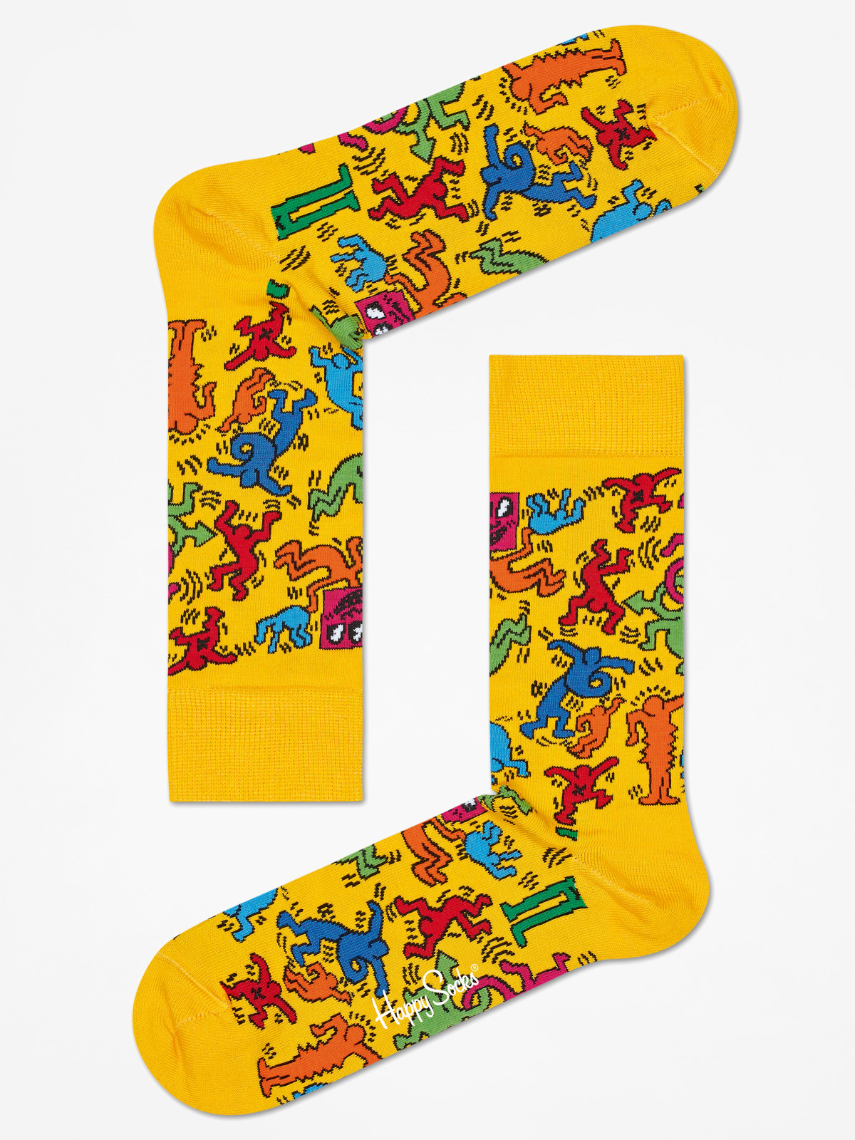 Ponožky Happy Socks Giftbox 3pk X Keith Haring (multicolor)
