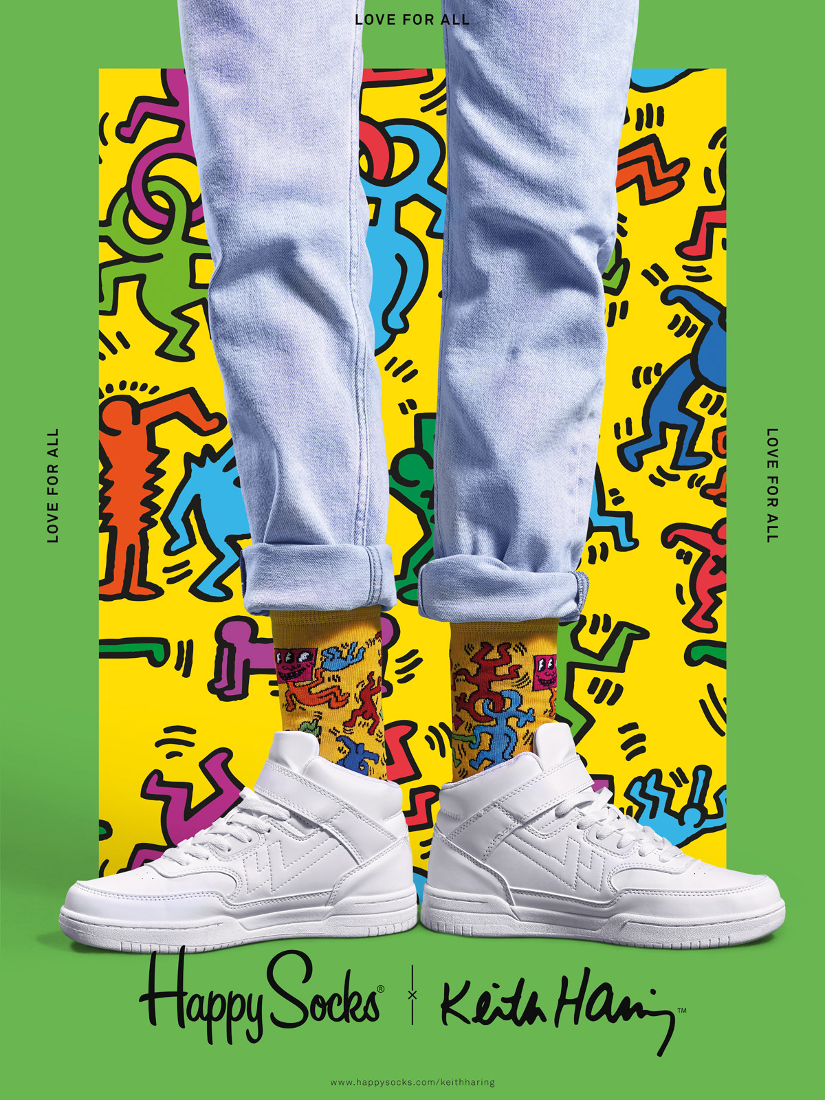 Ponožky Happy Socks Giftbox 3pk X Keith Haring (multicolor)