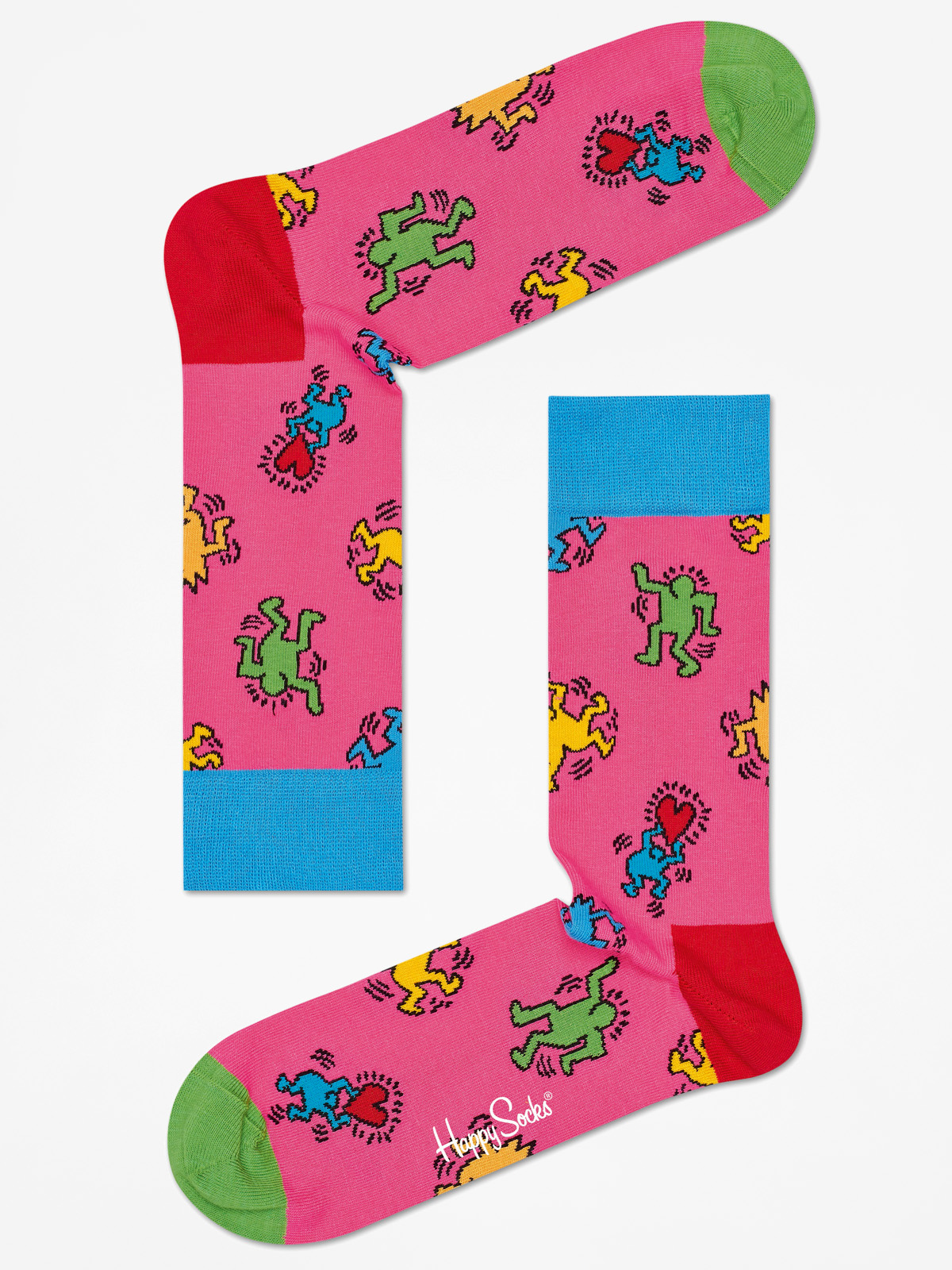Ponožky Happy Socks Giftbox 3pk X Keith Haring (multicolor)