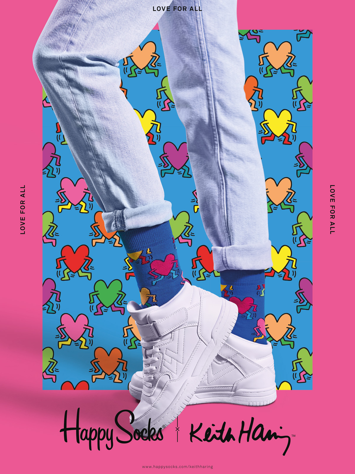 Ponožky Happy Socks Giftbox 3pk X Keith Haring (multicolor)