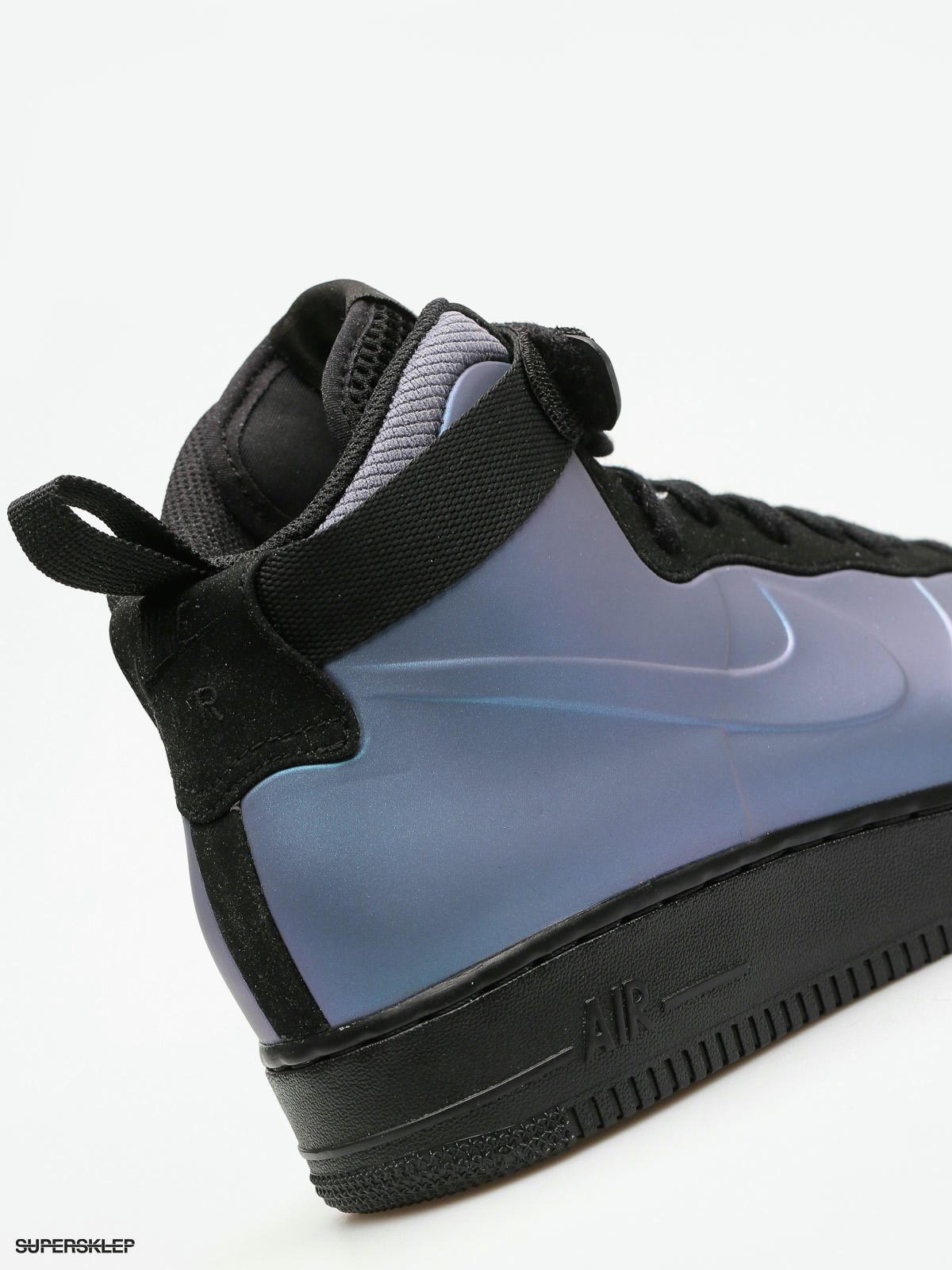 nike air force 1 carbon black blue