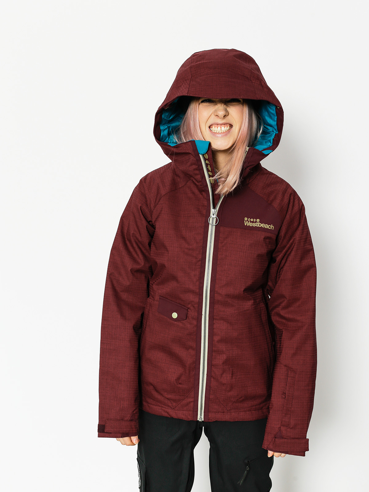 Dámská Westbeach Snowboardová bunda Kinsac (auburn)