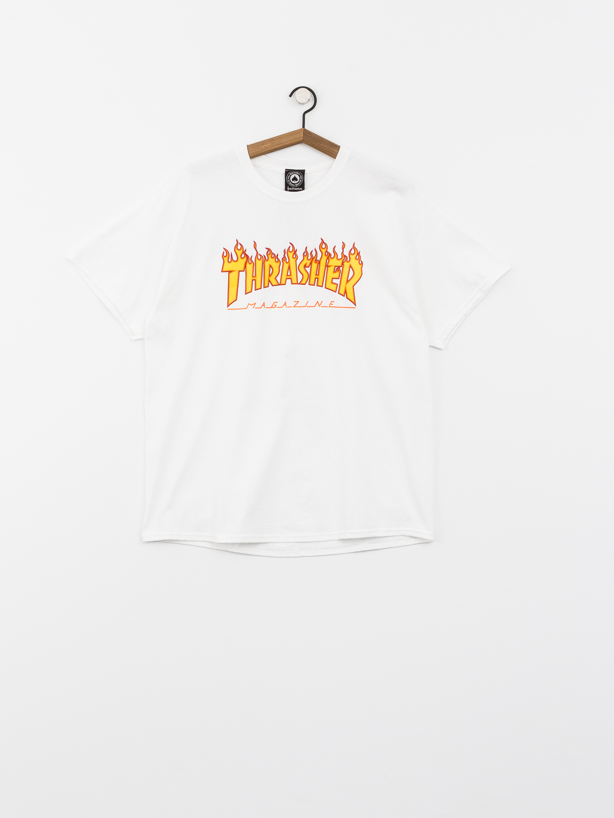 Tričko Thrasher Flame Logo (white)