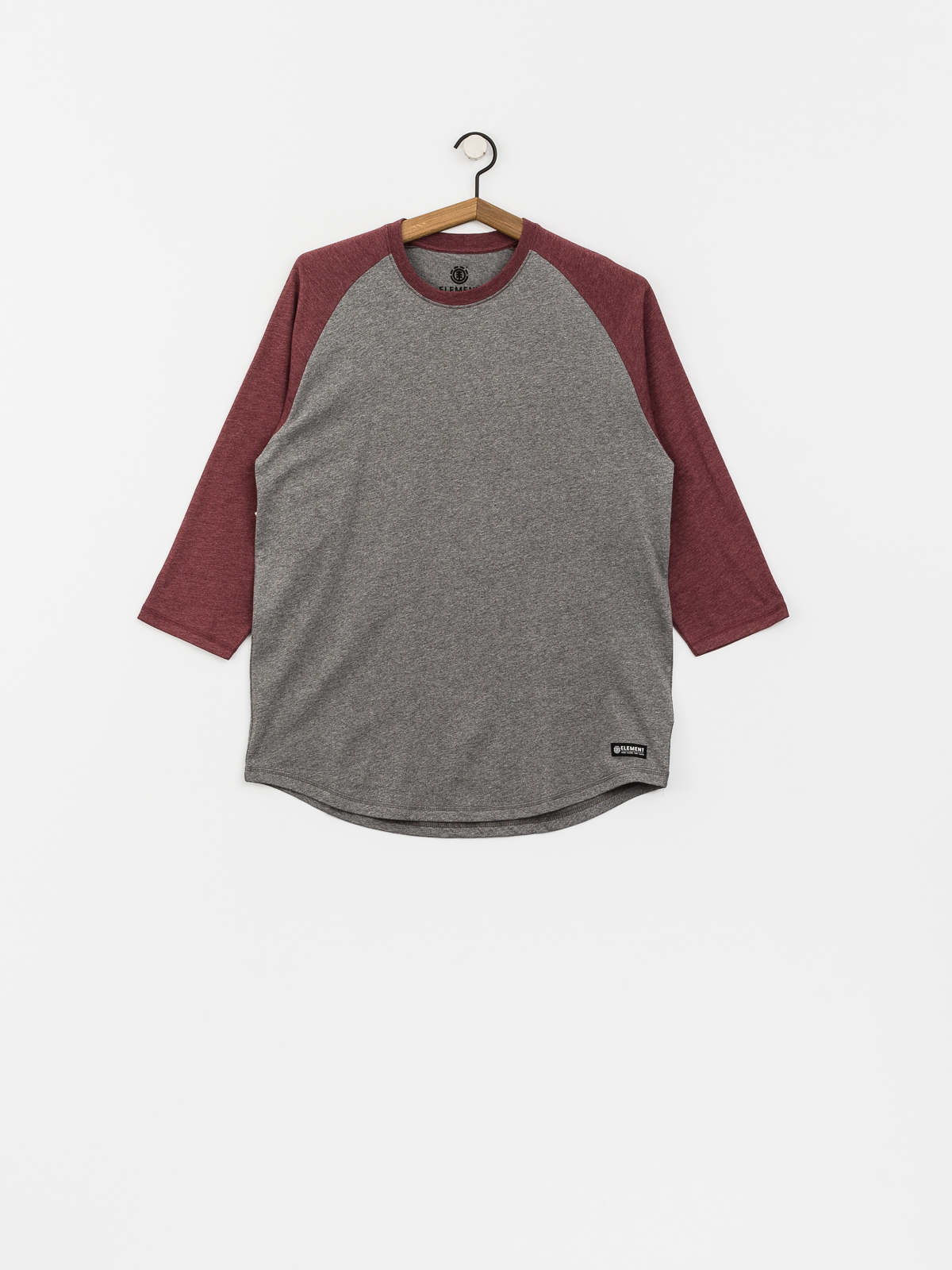Tričko Element Basic Raglan Qtr (grey heather)