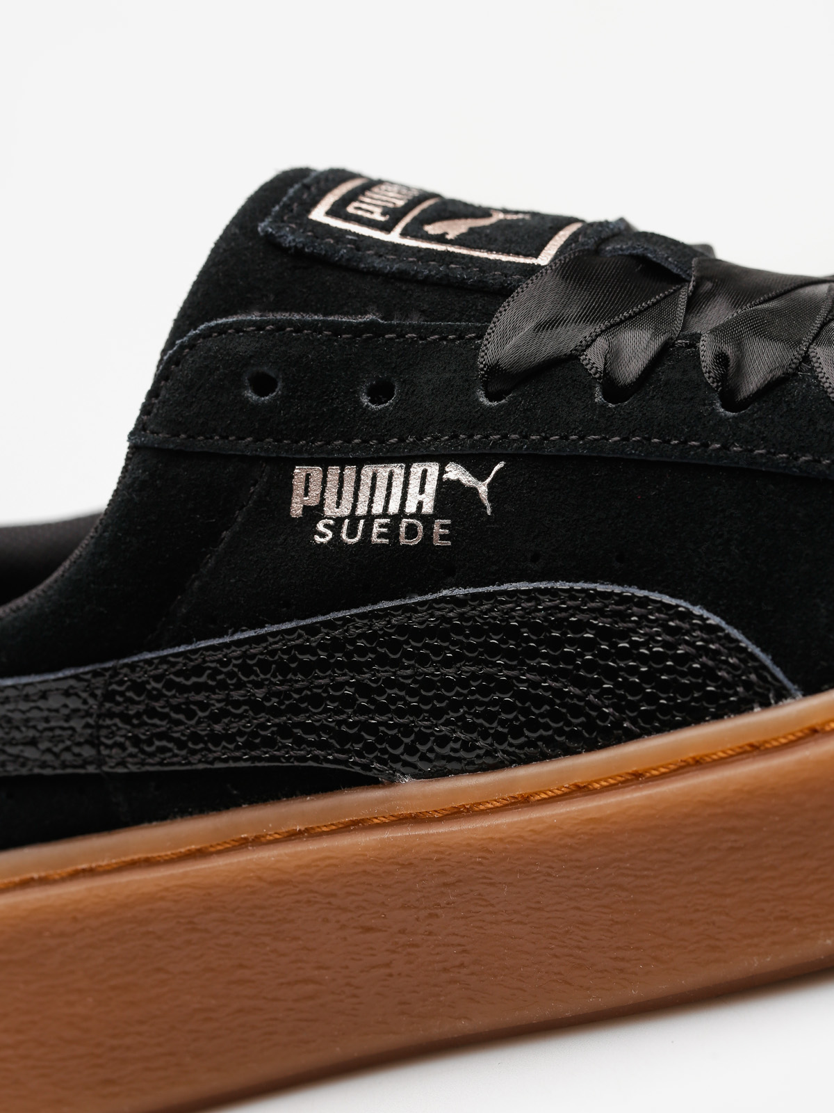 puma womens suede platform bubble trainers bungee cord