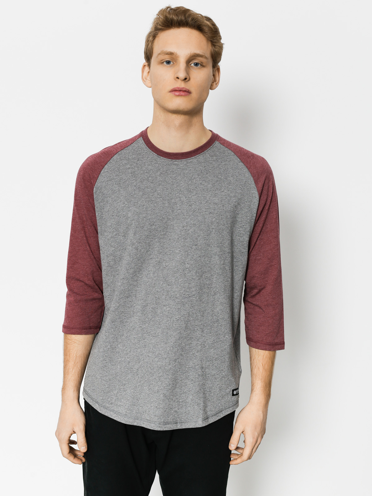 Tričko Element Basic Raglan Qtr (grey heather)