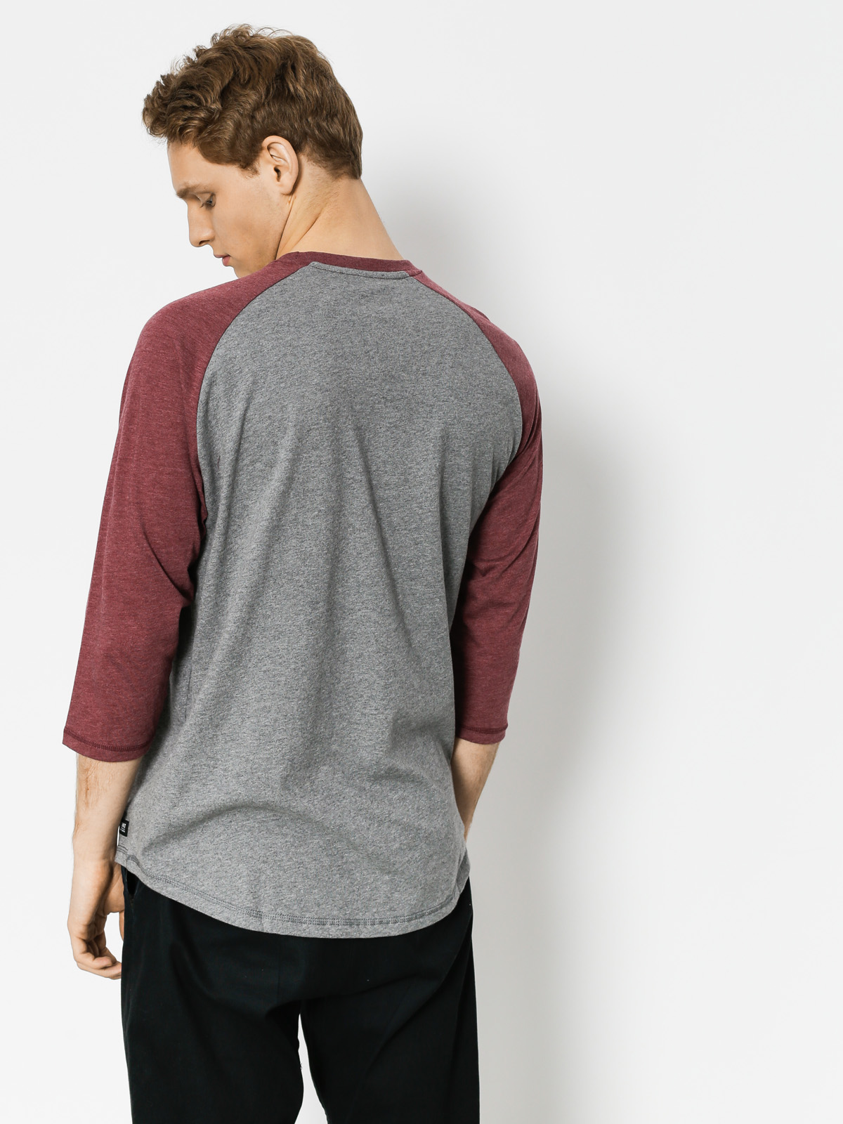 Tričko Element Basic Raglan Qtr (grey heather)