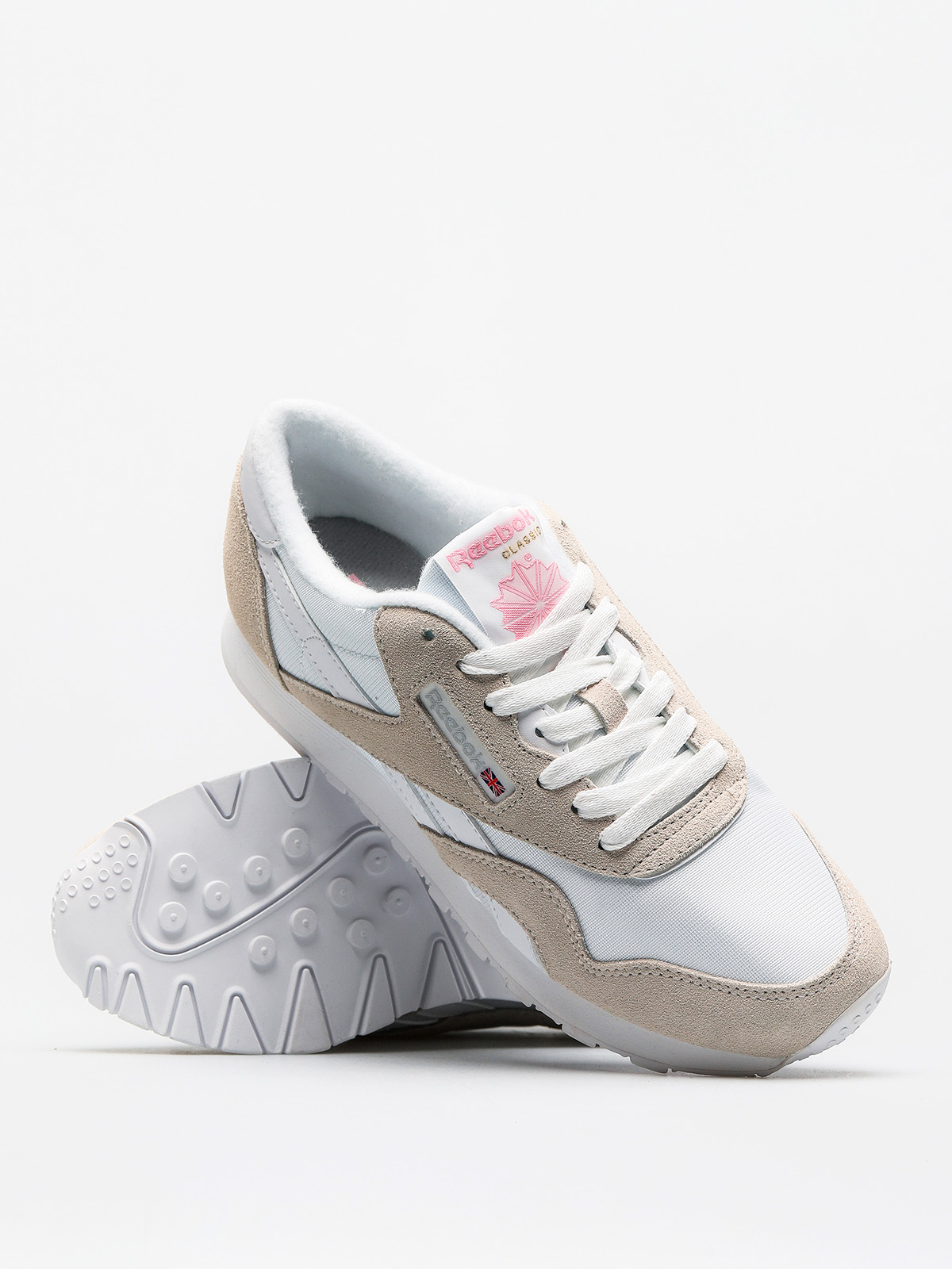 Reebok Tenisky Classic Nylon Wmn (white/light grey)