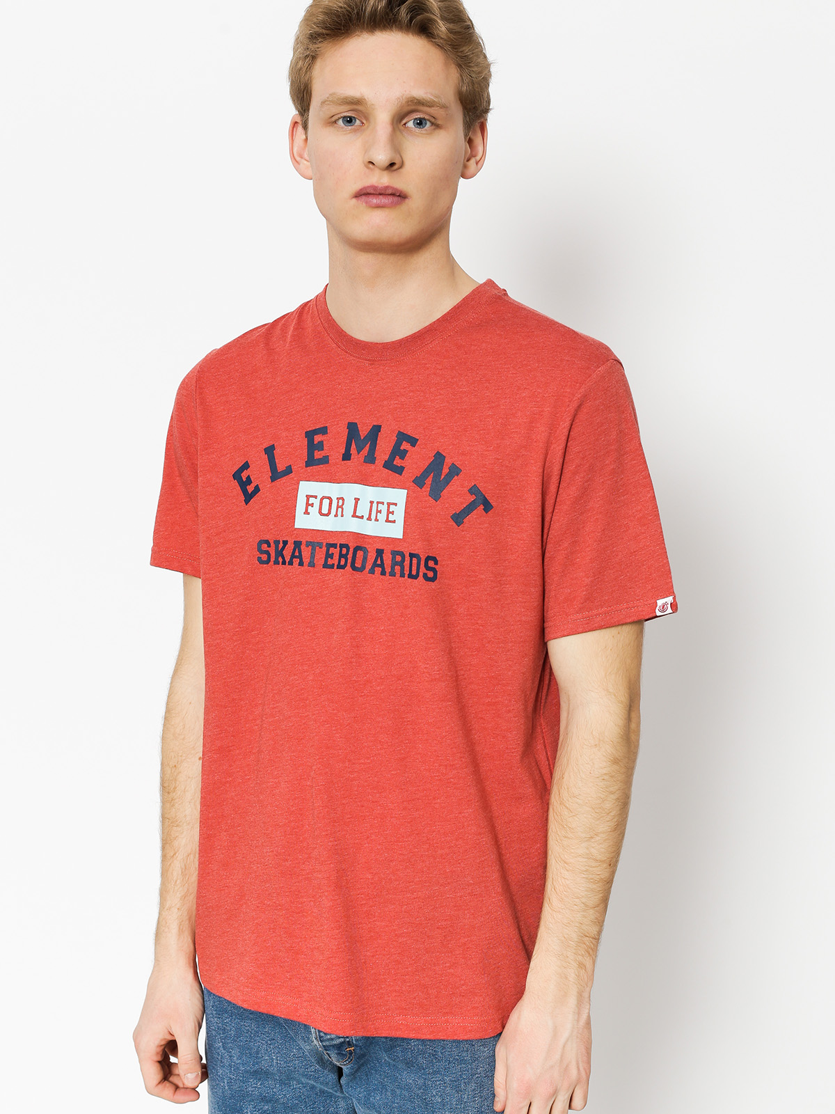 Tričko Element For Life (aurora red hthr)