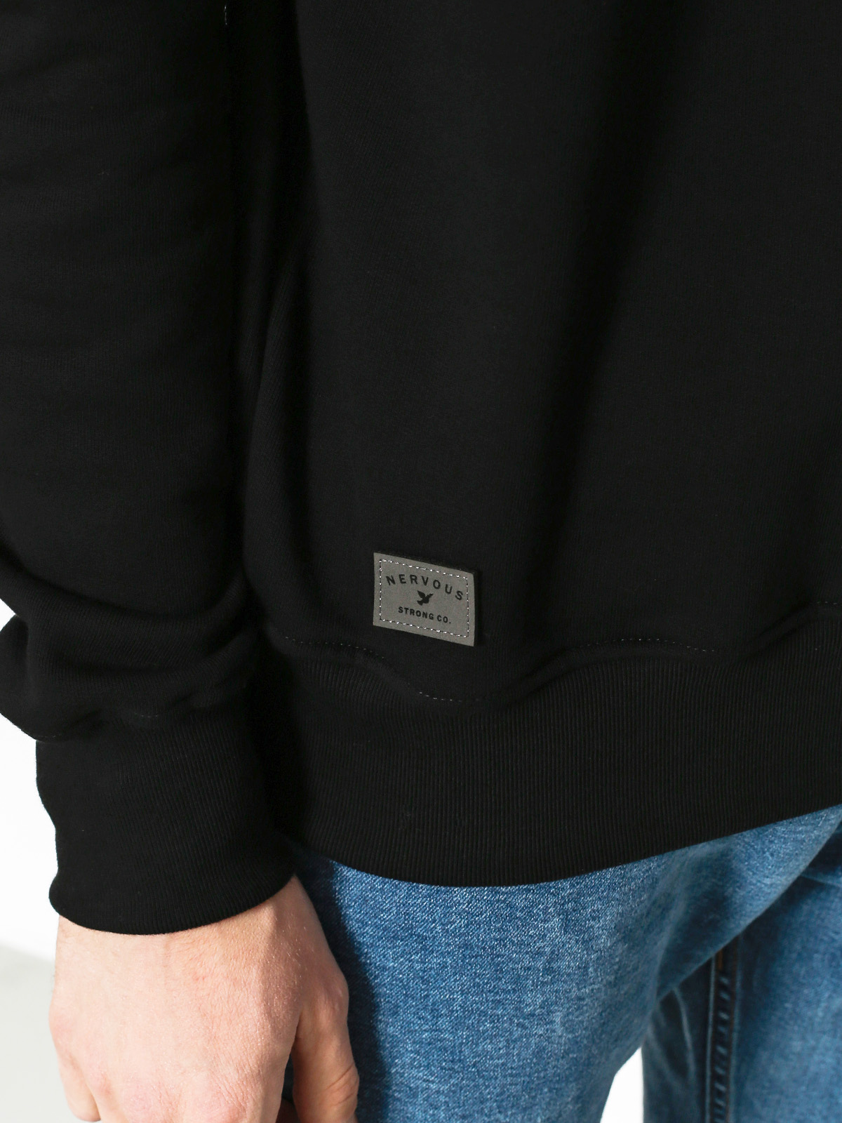 Mikina Nervous Incomplete (black)