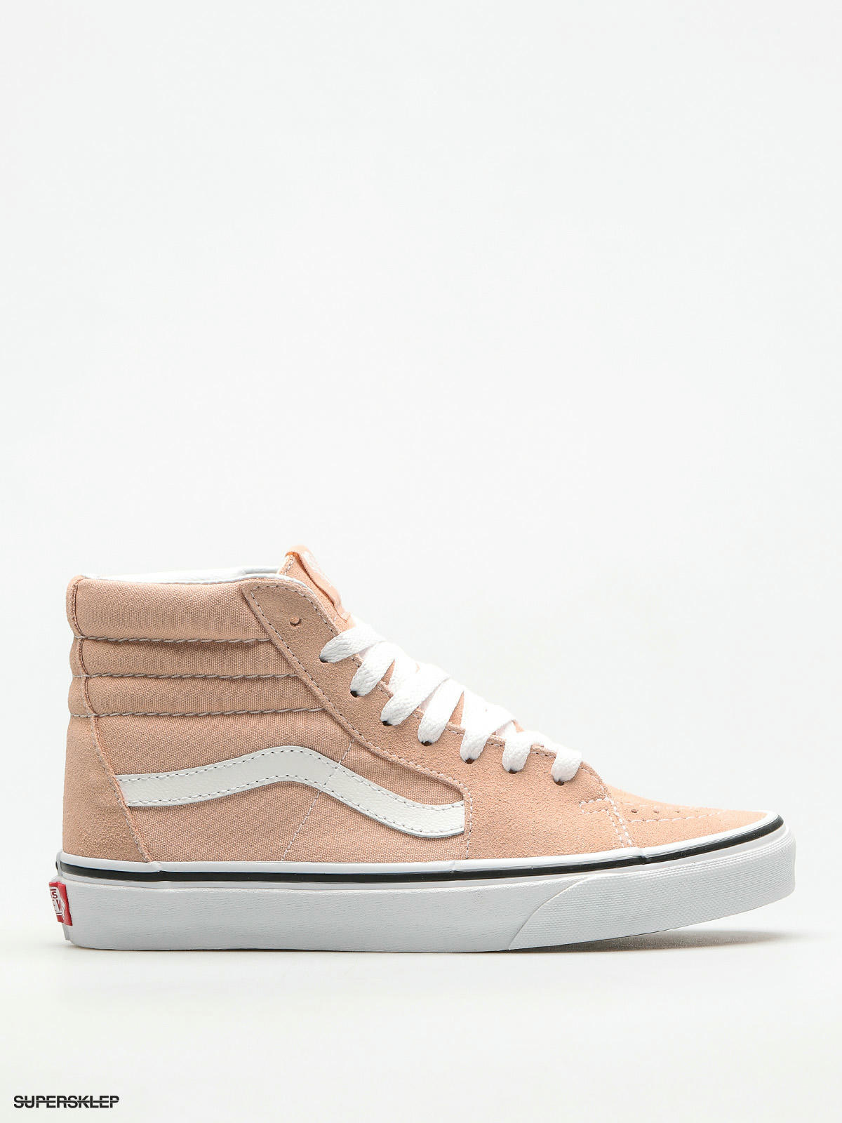 vans sk8 hi frappe true white