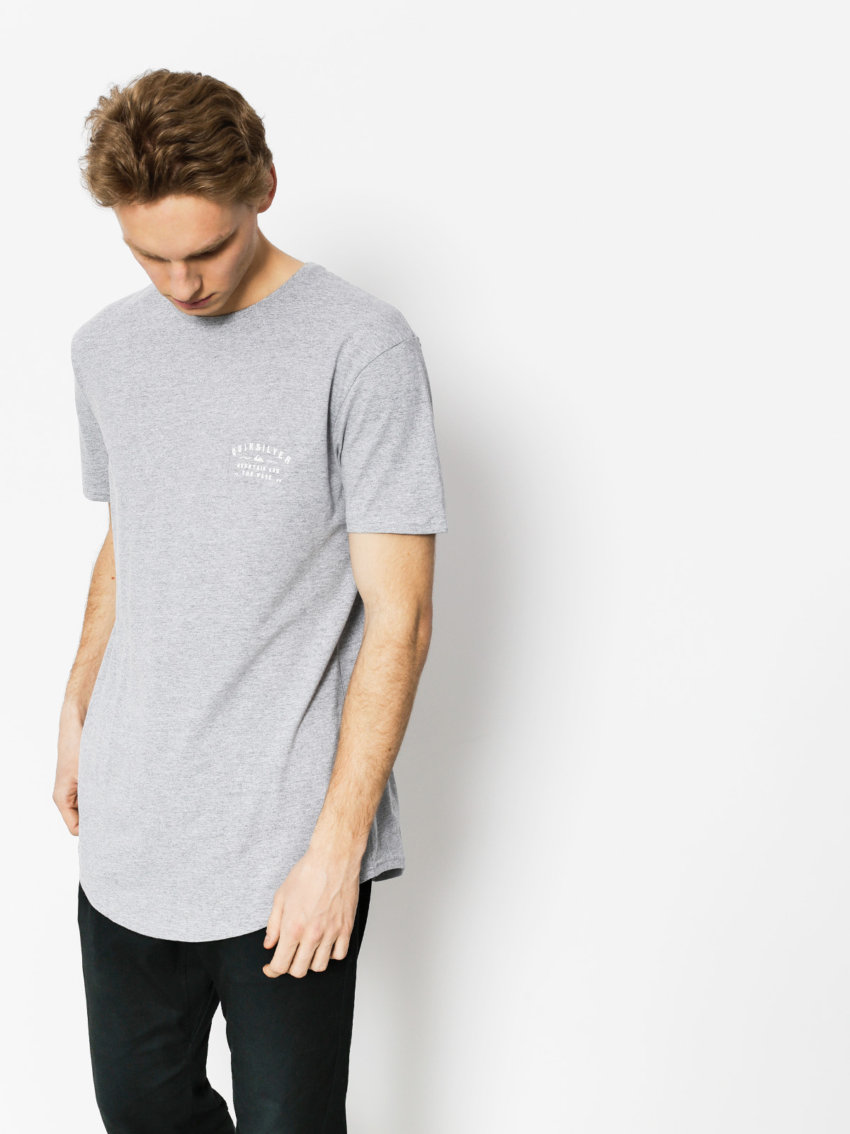 Tričko Quiksilver Scallop Spacer Facer (athletic heather)