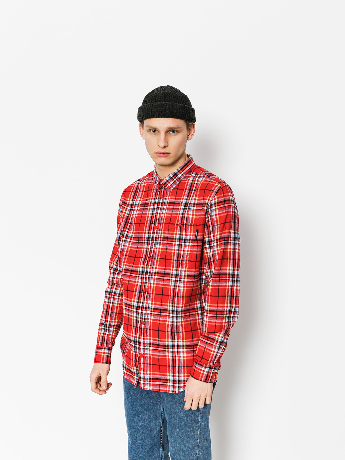 Košile DC South Ferry Ls (tango red)