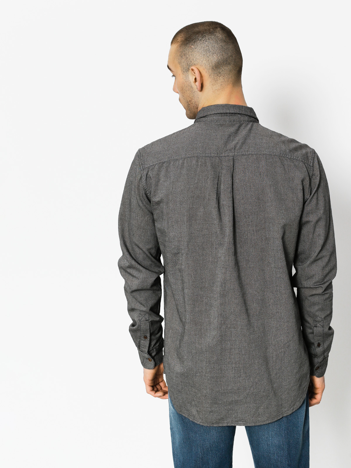 Košile Quiksilver The Stringer (dark grey heather)