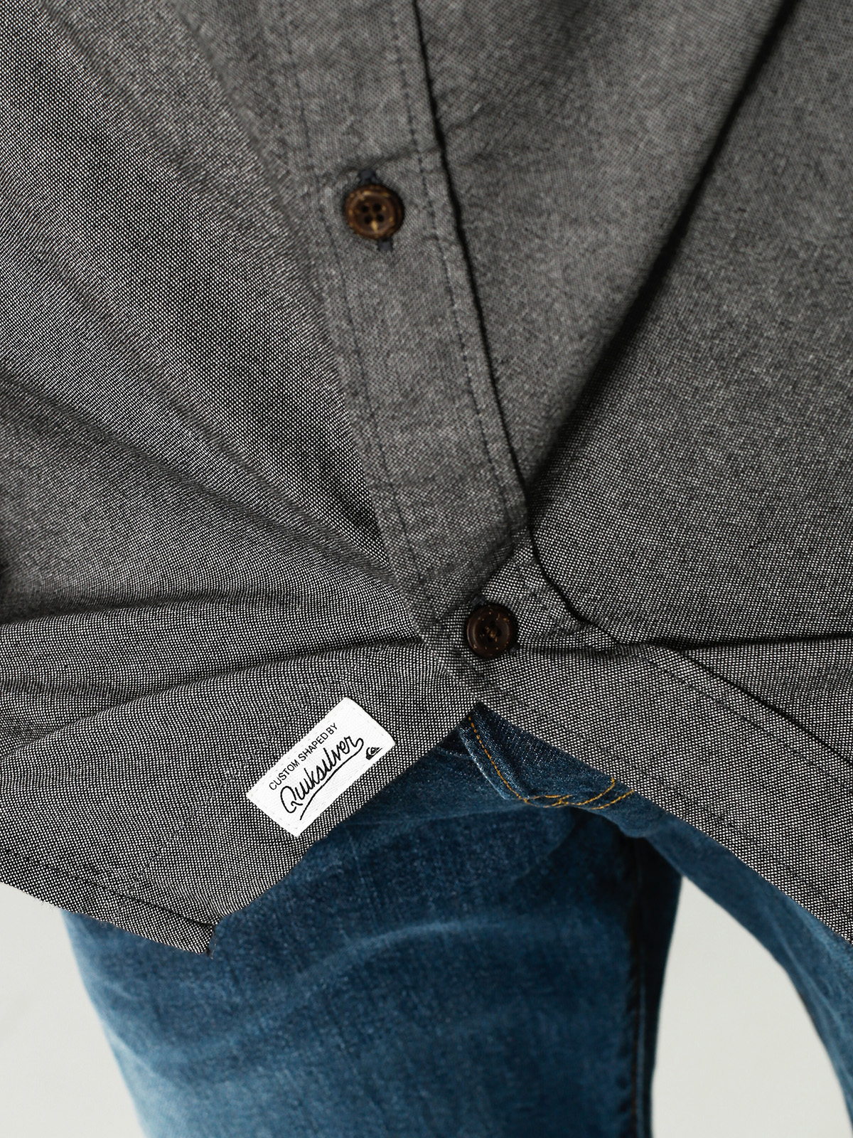 Košile Quiksilver The Stringer (dark grey heather)