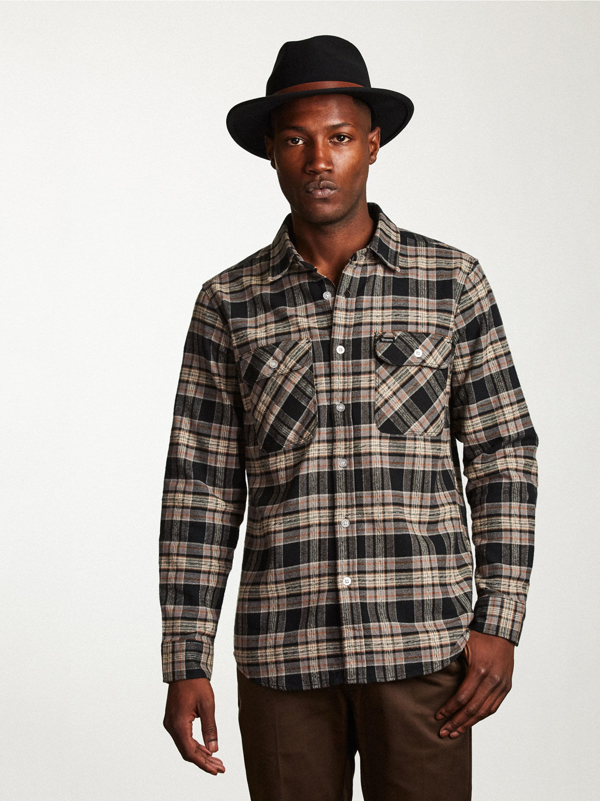 Klobouk Brixton Messer Fedora (black)